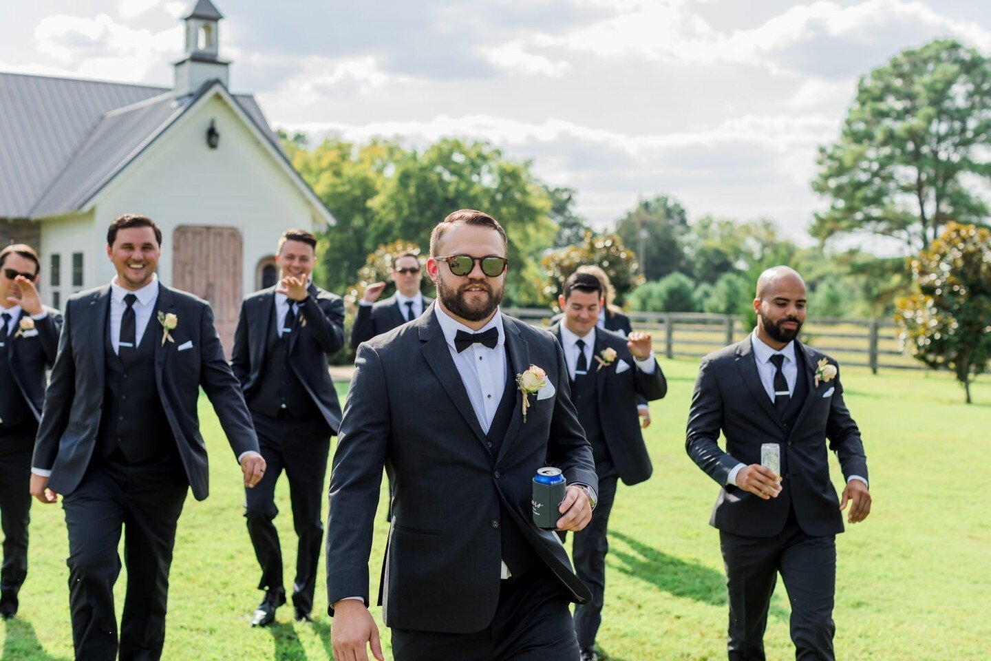 Men coming alongside their friend for his wedding day--it's a great thing!