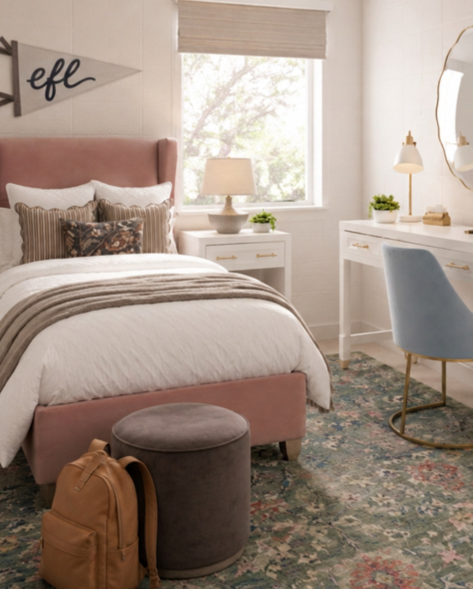 Study and Sleep in Style: Designer Dorm Essentials