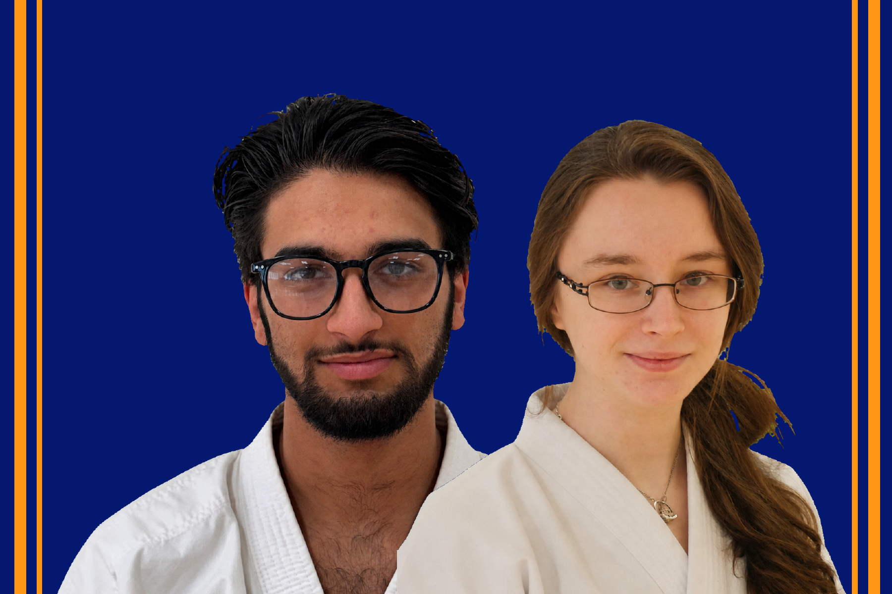 Senseis Henry Traynor and Stephanie Rodenhiser