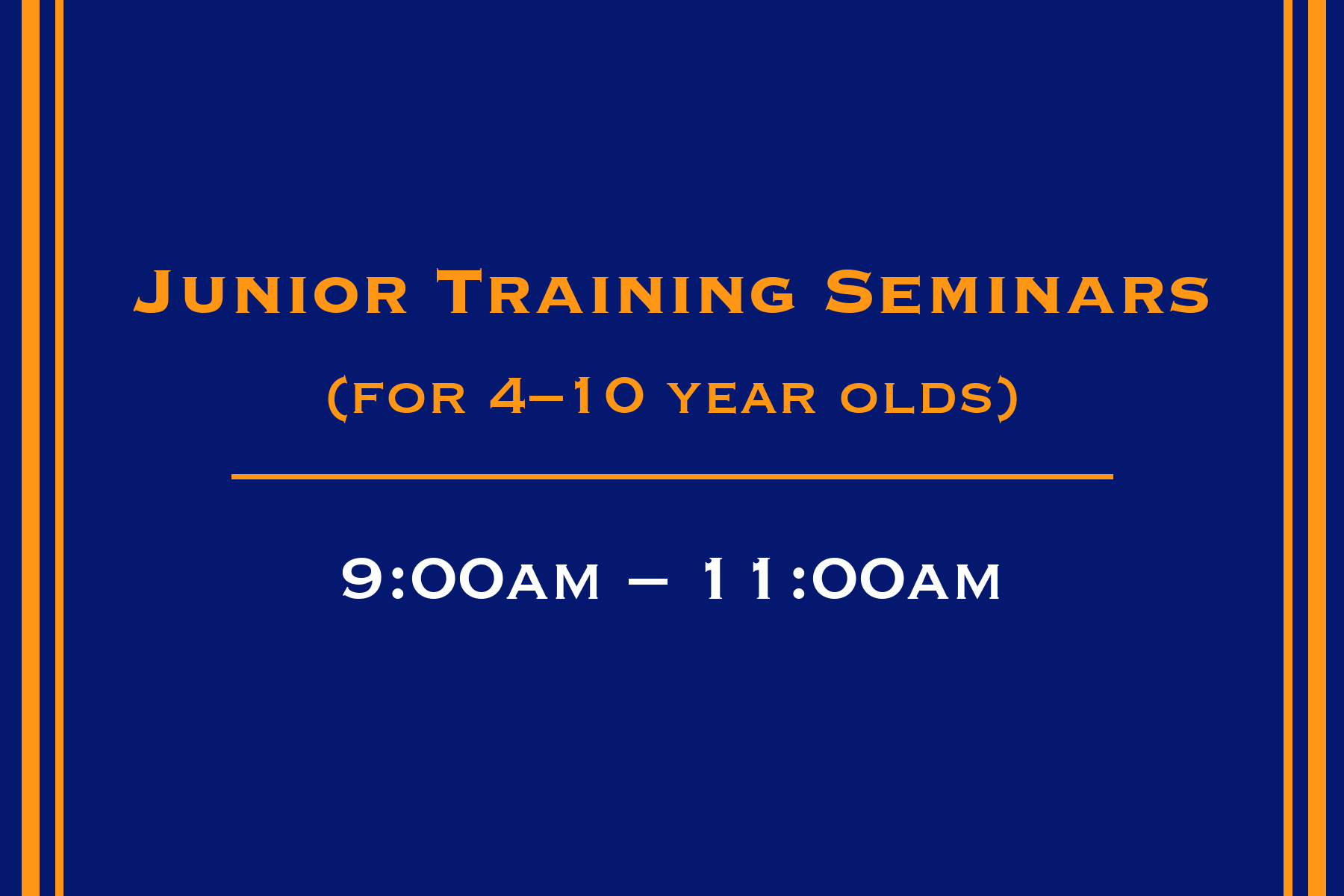Junior Training