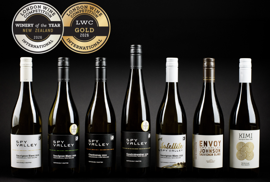 Golden sweep for Spy Valley at 2026 London Wine Competition
