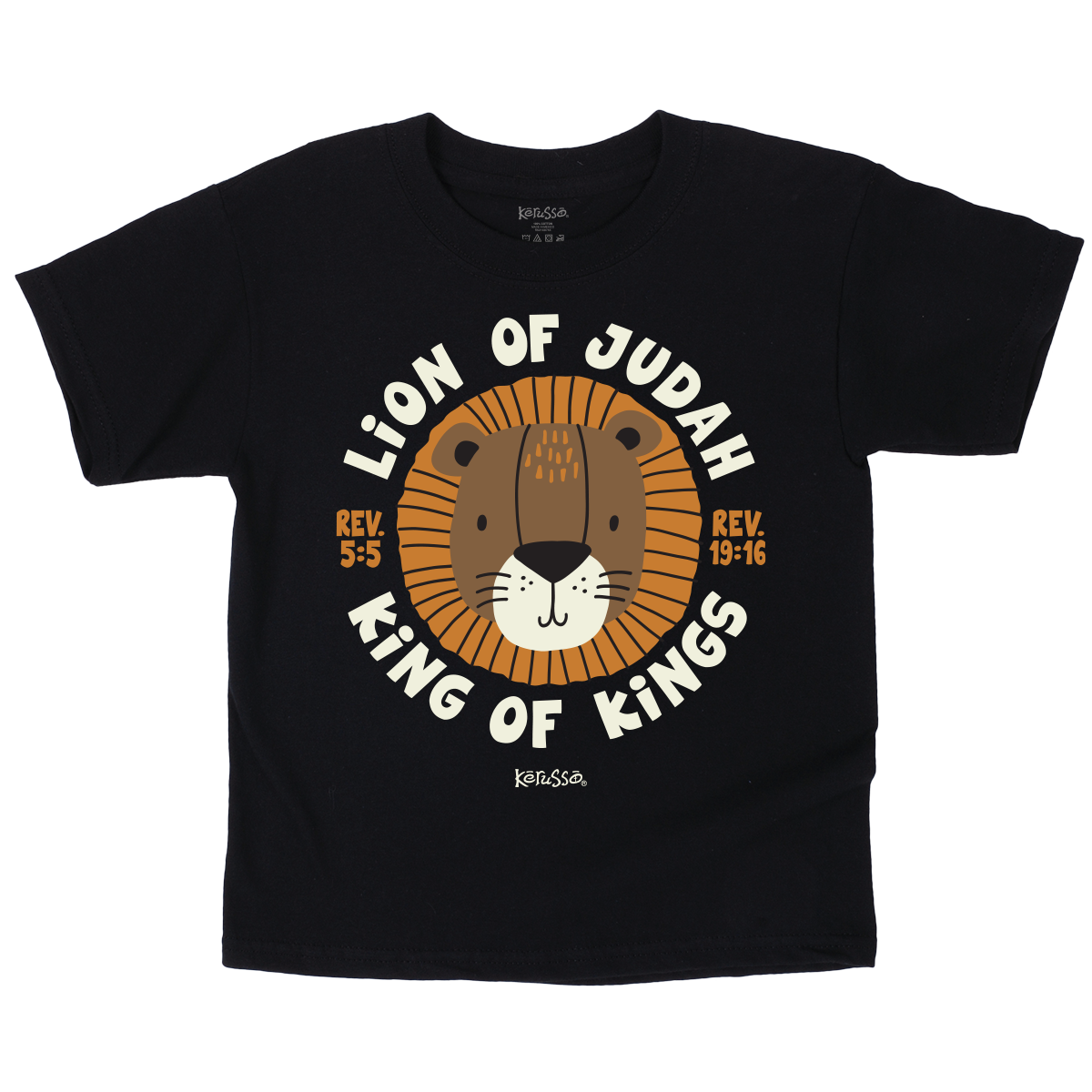 Kids Lion of Judah - KDZ4822 - Black Youth & Toddler 5100P Gildan.png