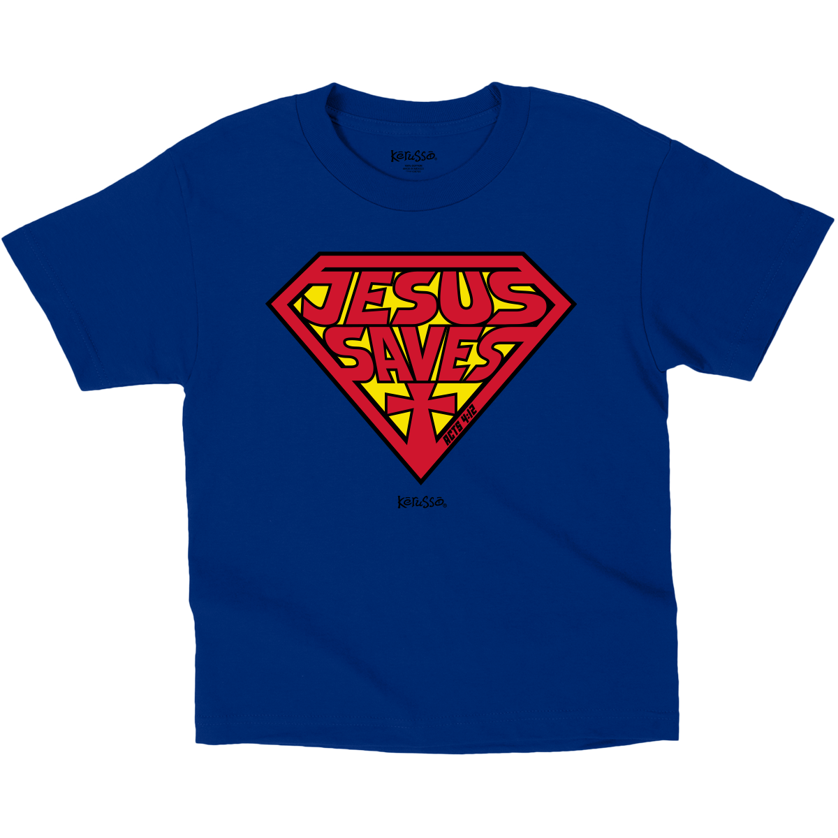 Kids Jesus Saves - KDZ5175 - Royal Youth Gildan.png