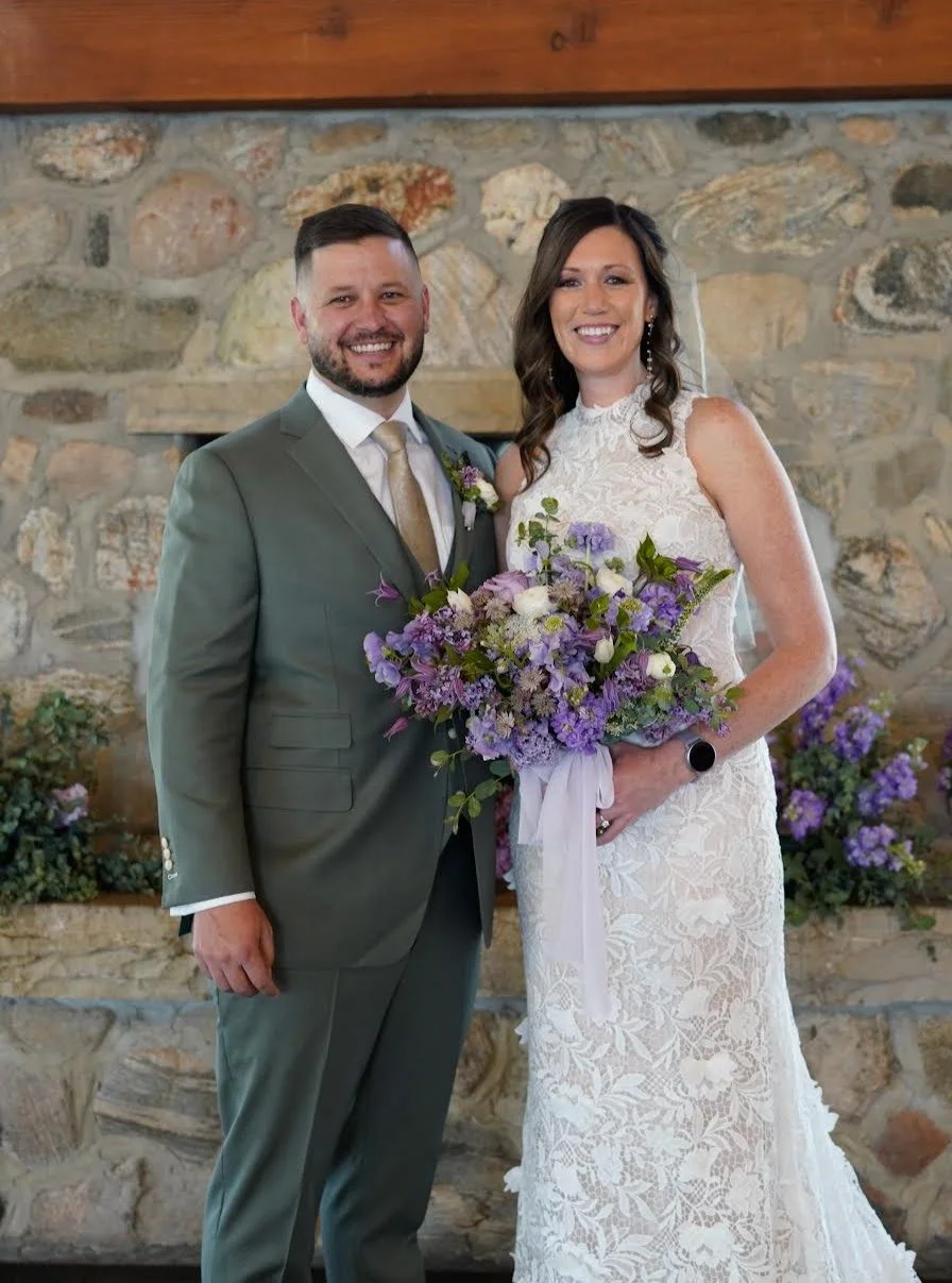 These designs were so fun for me to create. I even got to build the massive fireplace mantle piece it was beautiful!

Swipe to see more of that. :) 

I am always so grateful when you guys send me photos from your wedding day. I love to share them and