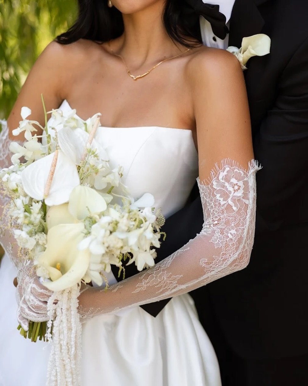 I&rsquo;ve wanted to share a photo from this wedding for so long!🥹

Finally have a photo to share 🤍 what a magical and  lovely day. 

These gloves are just amazing! And y&rsquo;all have to see this boutonniere for the groom! I&rsquo;ll look for a p