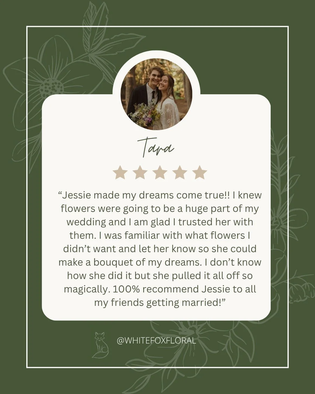 So grateful for my couples! You guys are so good to me!

Thank you for choosing me as you florist! If you know anyone getting married send them my way! 

I would love to celebrate with you and be part of your day through flowers!

All the love

Jessi