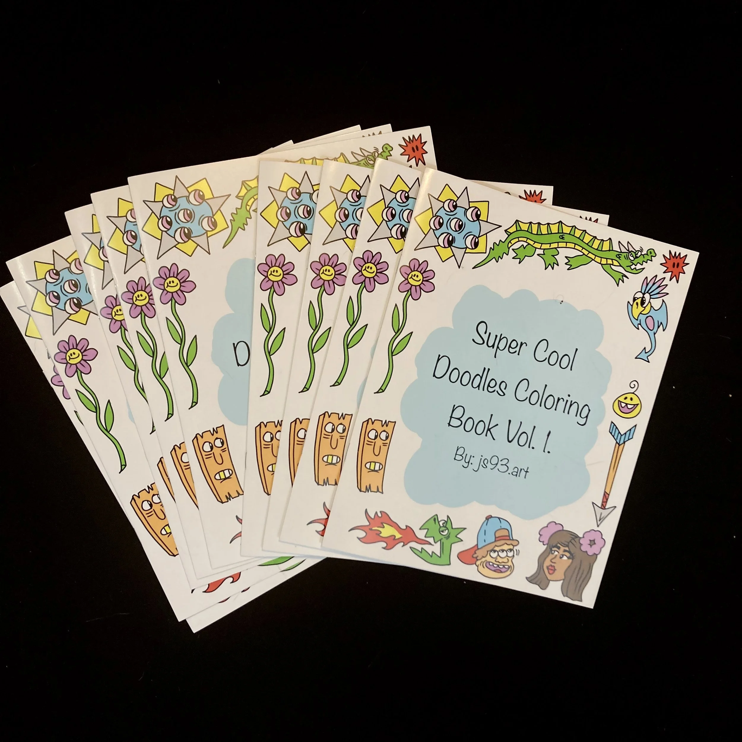 Super Cool Doodles Coloring Book Vol. 1 2026