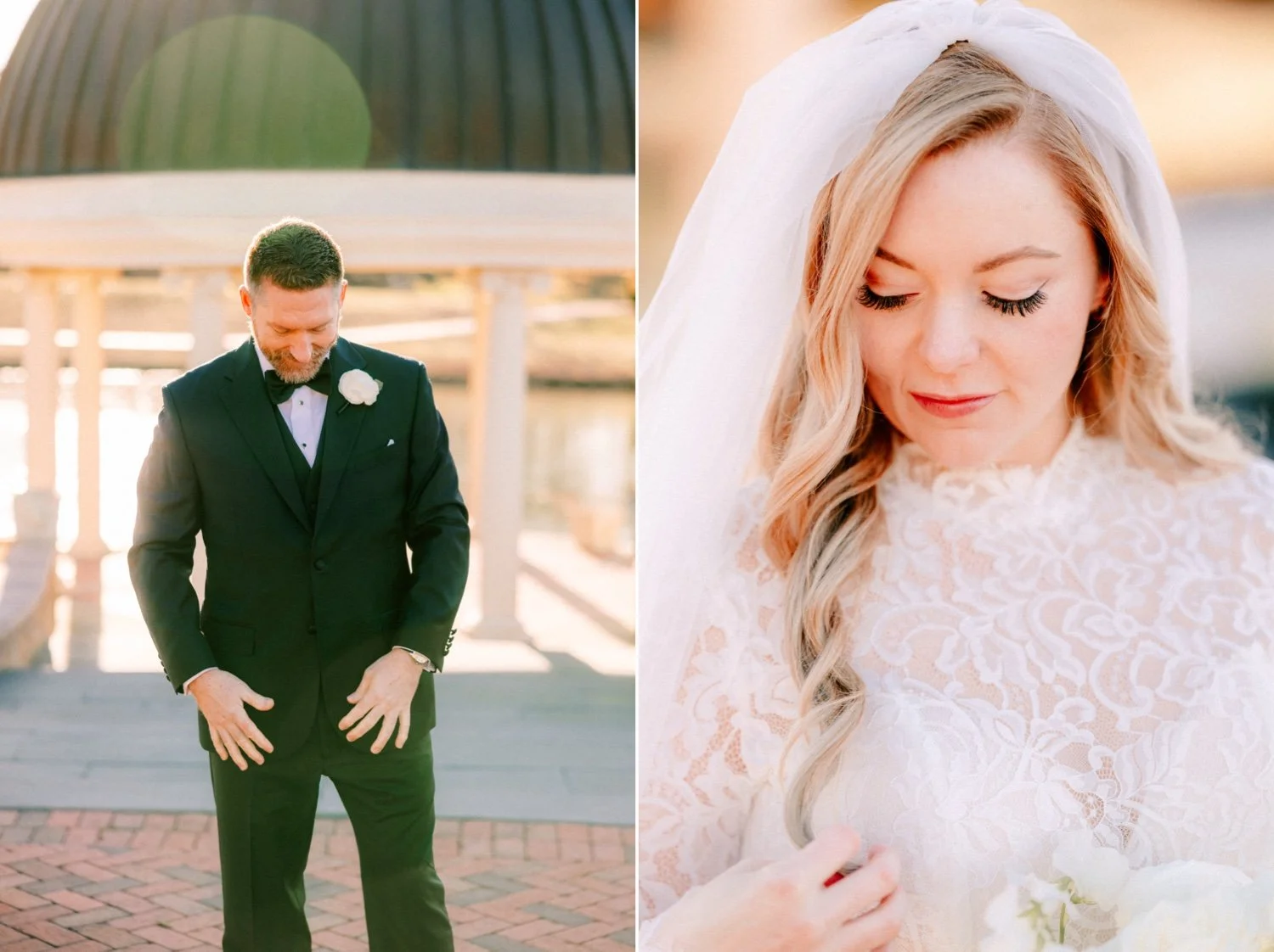 documentary wedding photographs of bride and groom at the ashford estate