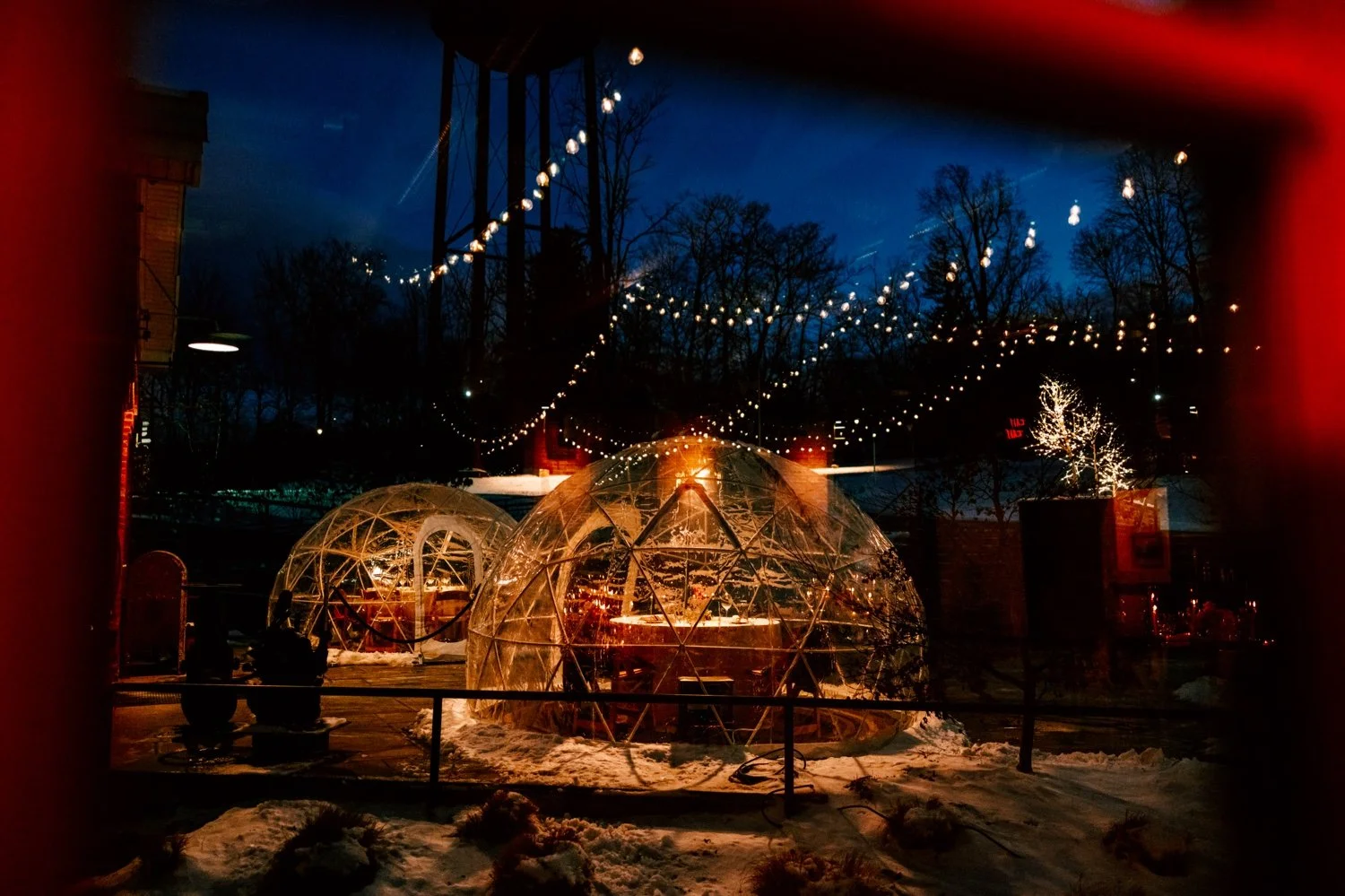  outdoor winter igloos domes at city winery hudson valley 