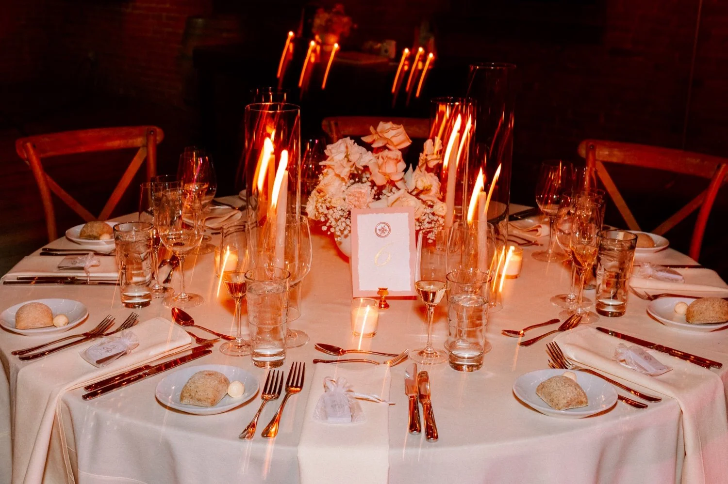  winter wedding reception table florals and decor by wild blooms bridal at city winery hudson valley 