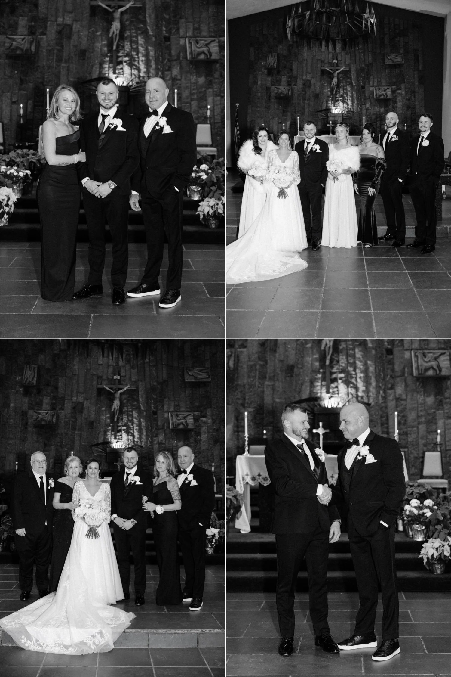  formal family photos after wedding ceremony in newburgh ny 