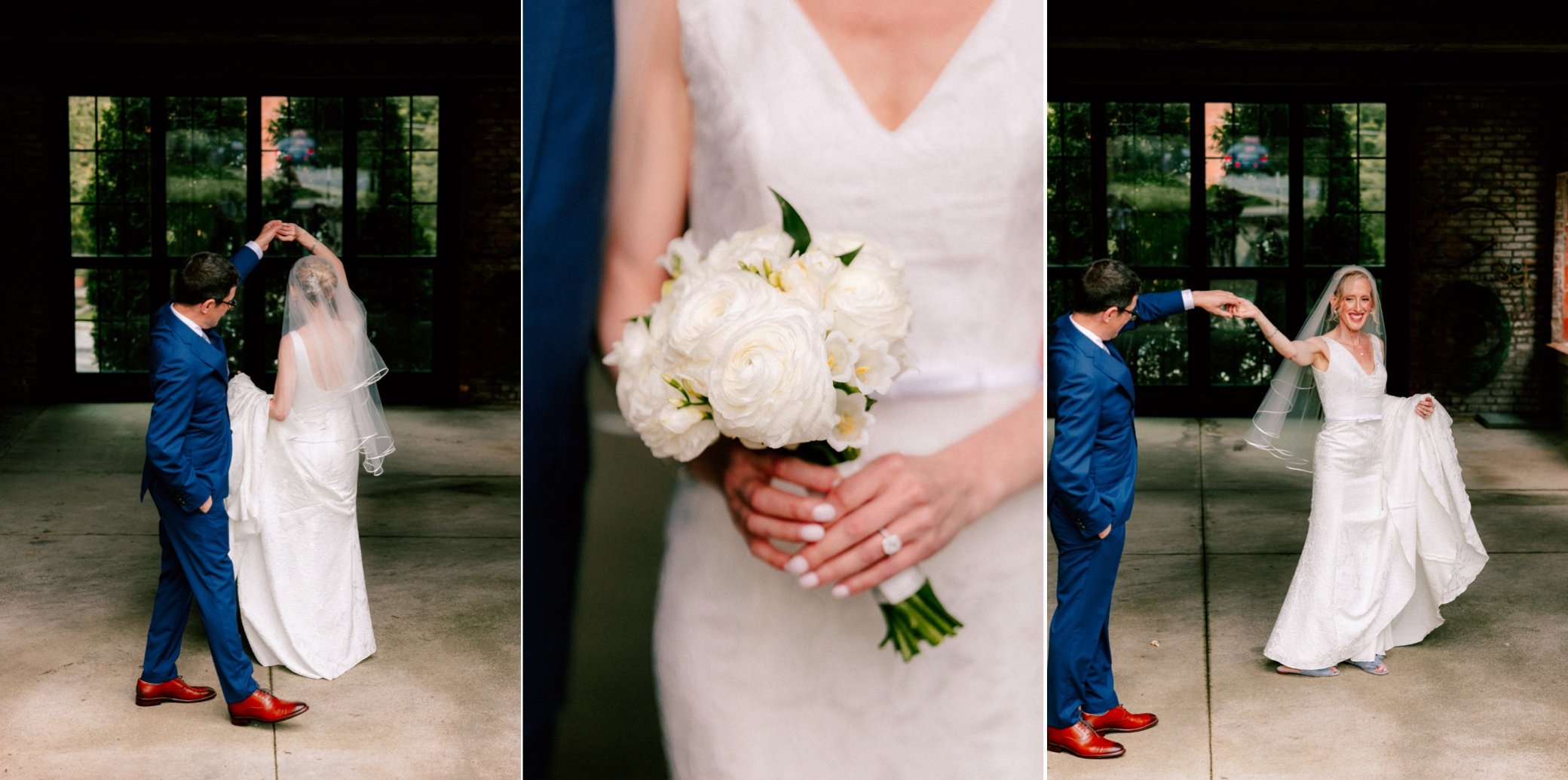 summer wedding at the roundhouse
