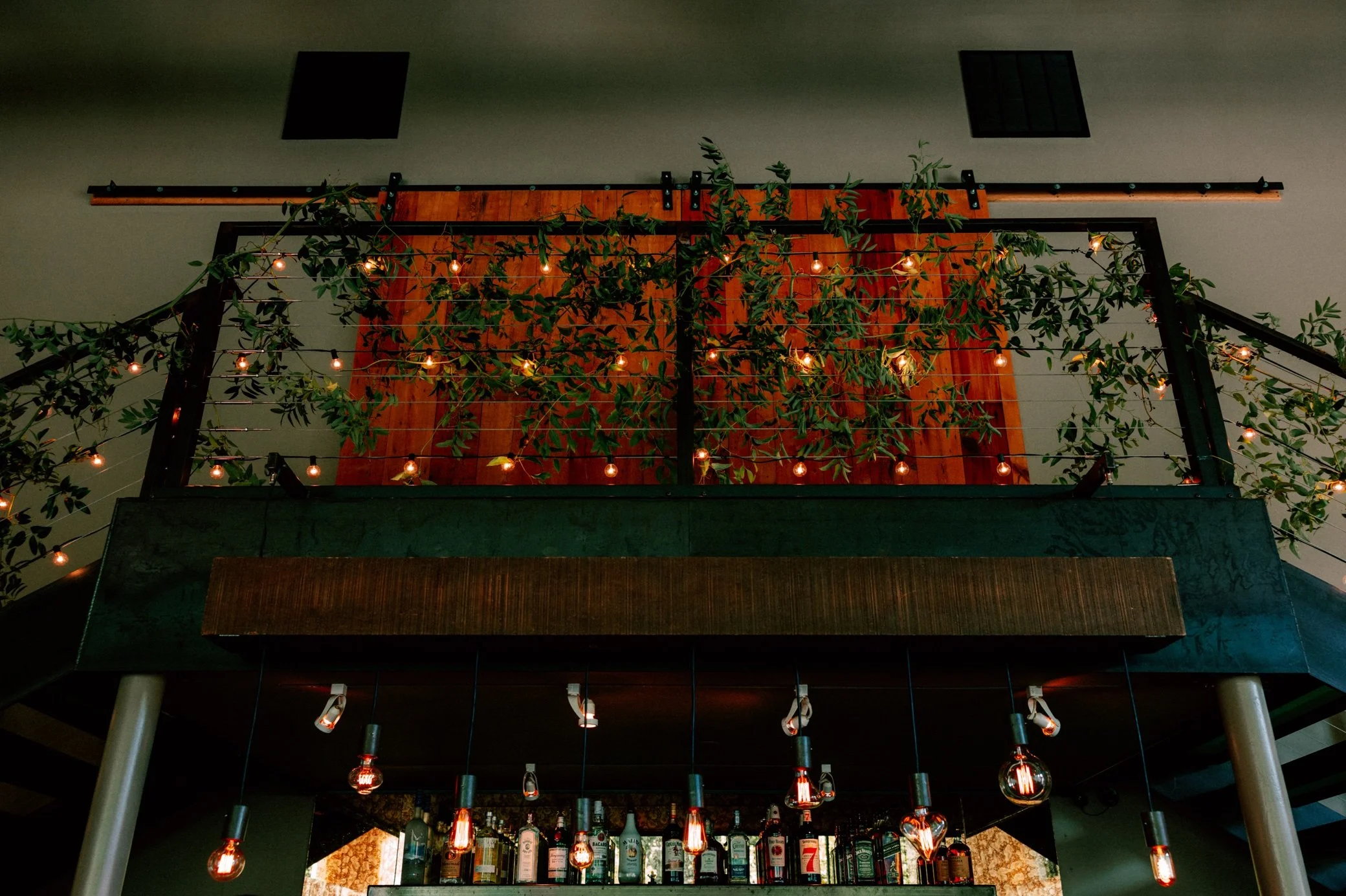 lighting and decor at the roundhouse