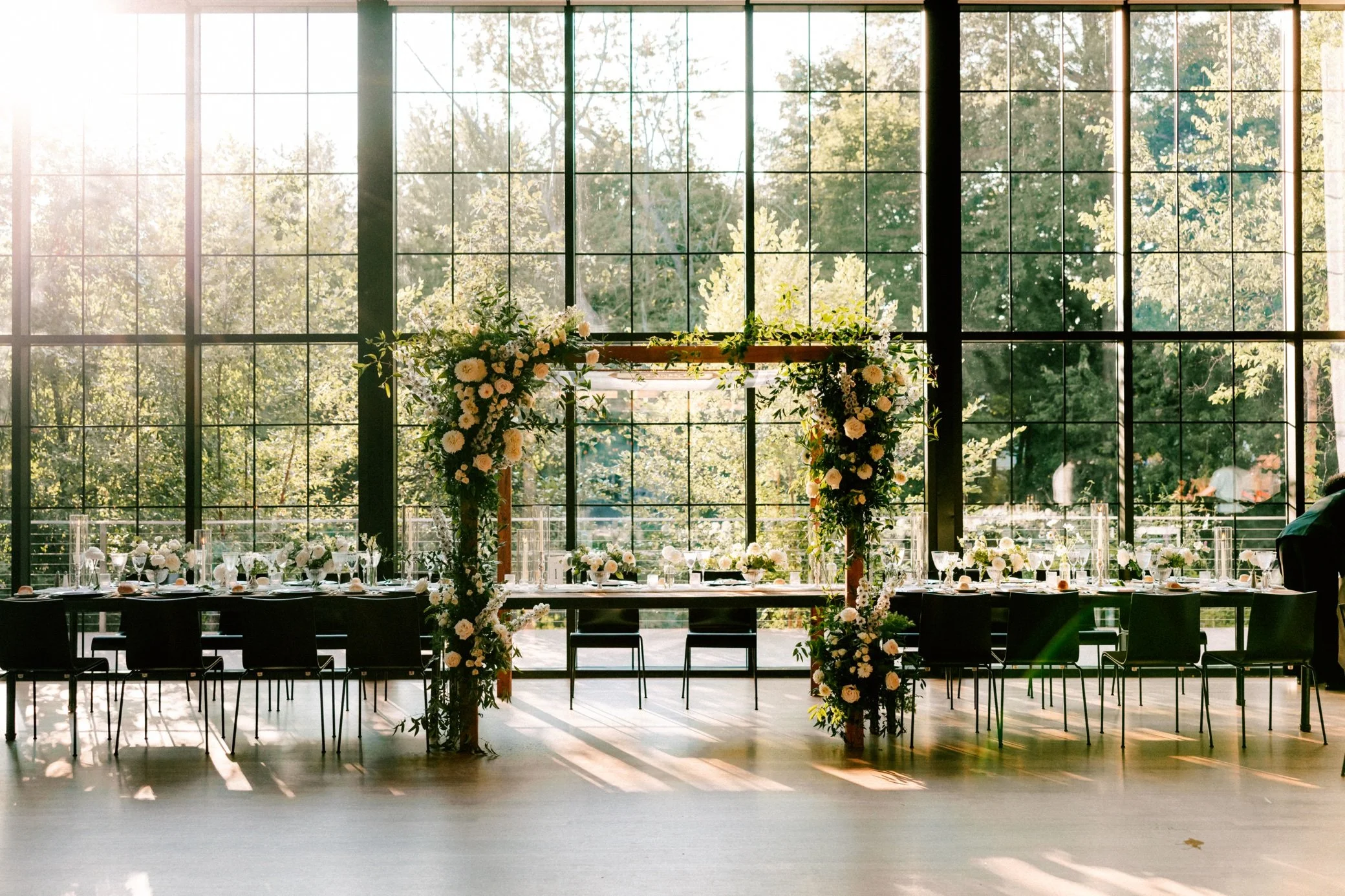 wedding reception at the roundhouse