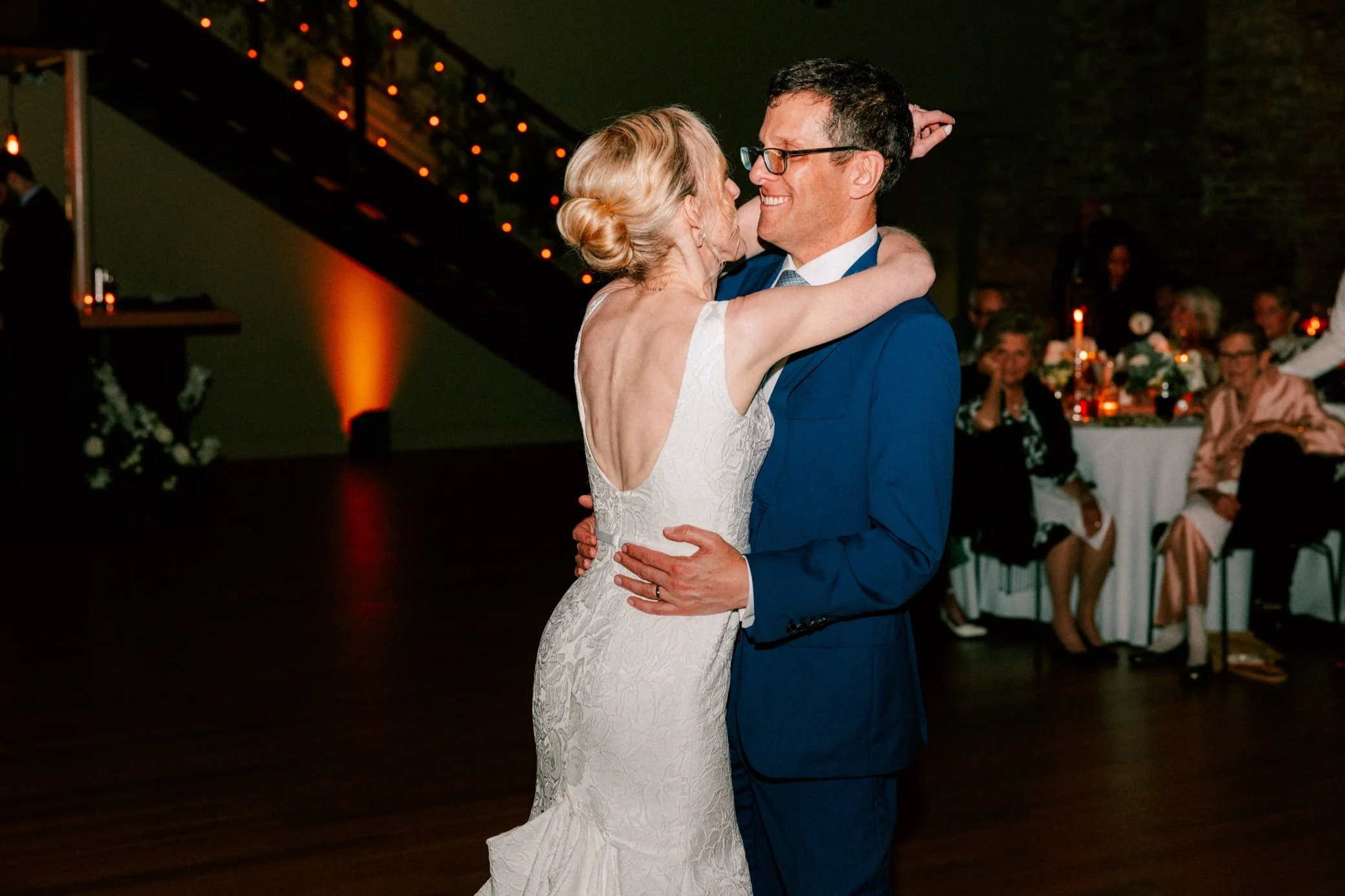 wedding reception at the roundhouse