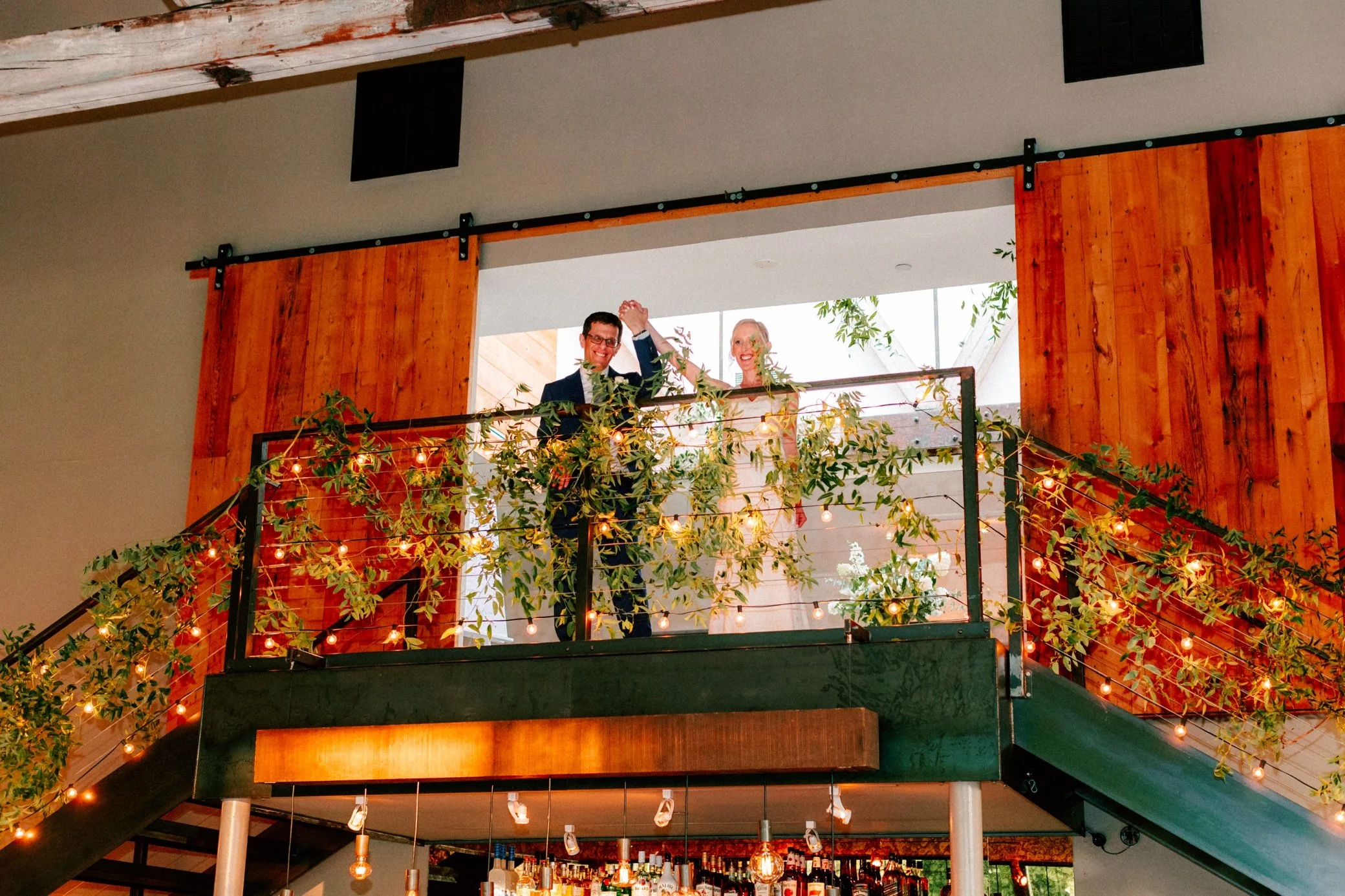 wedding reception at the roundhouse