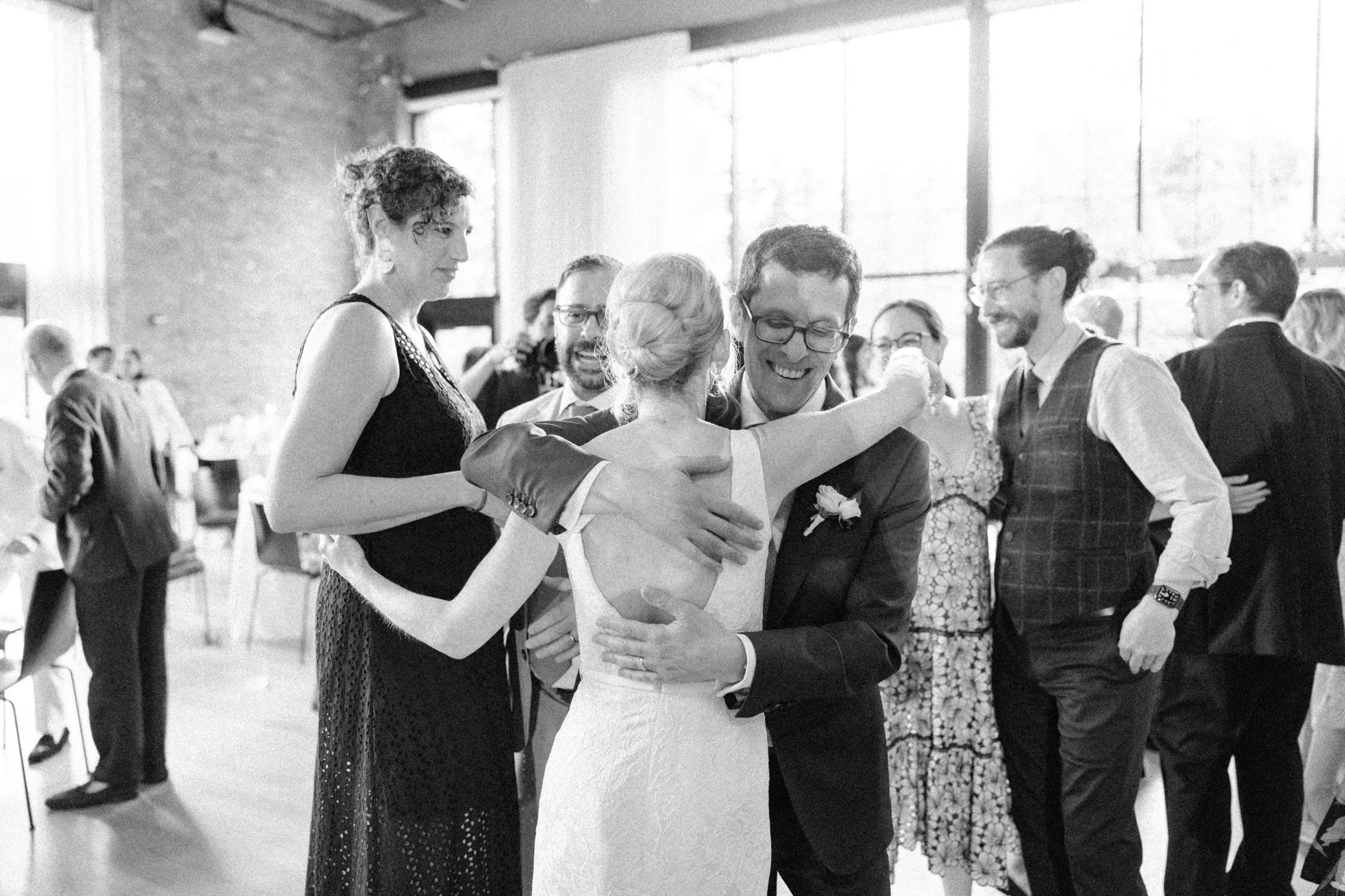 wedding reception at the roundhouse