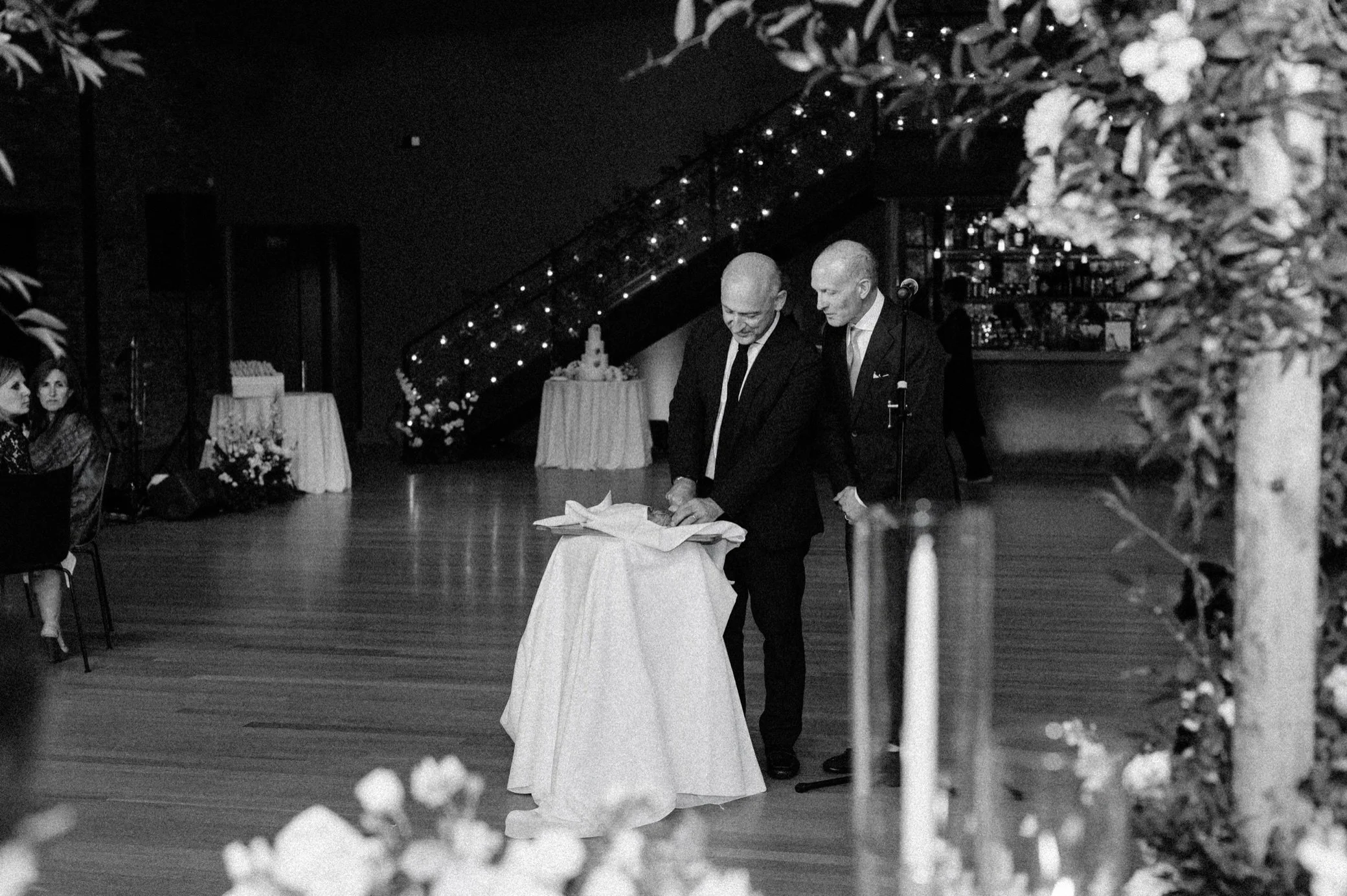 wedding reception at the roundhouse