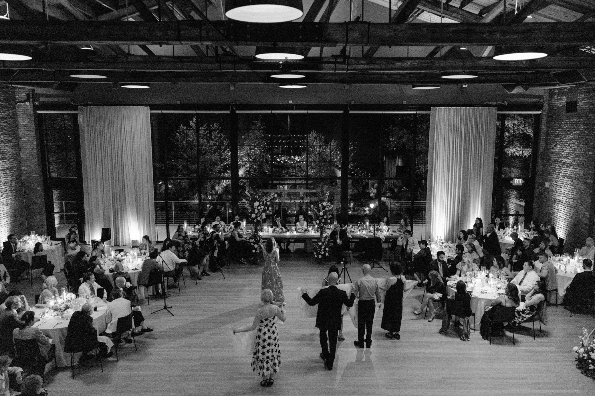 wedding reception at the roundhouse