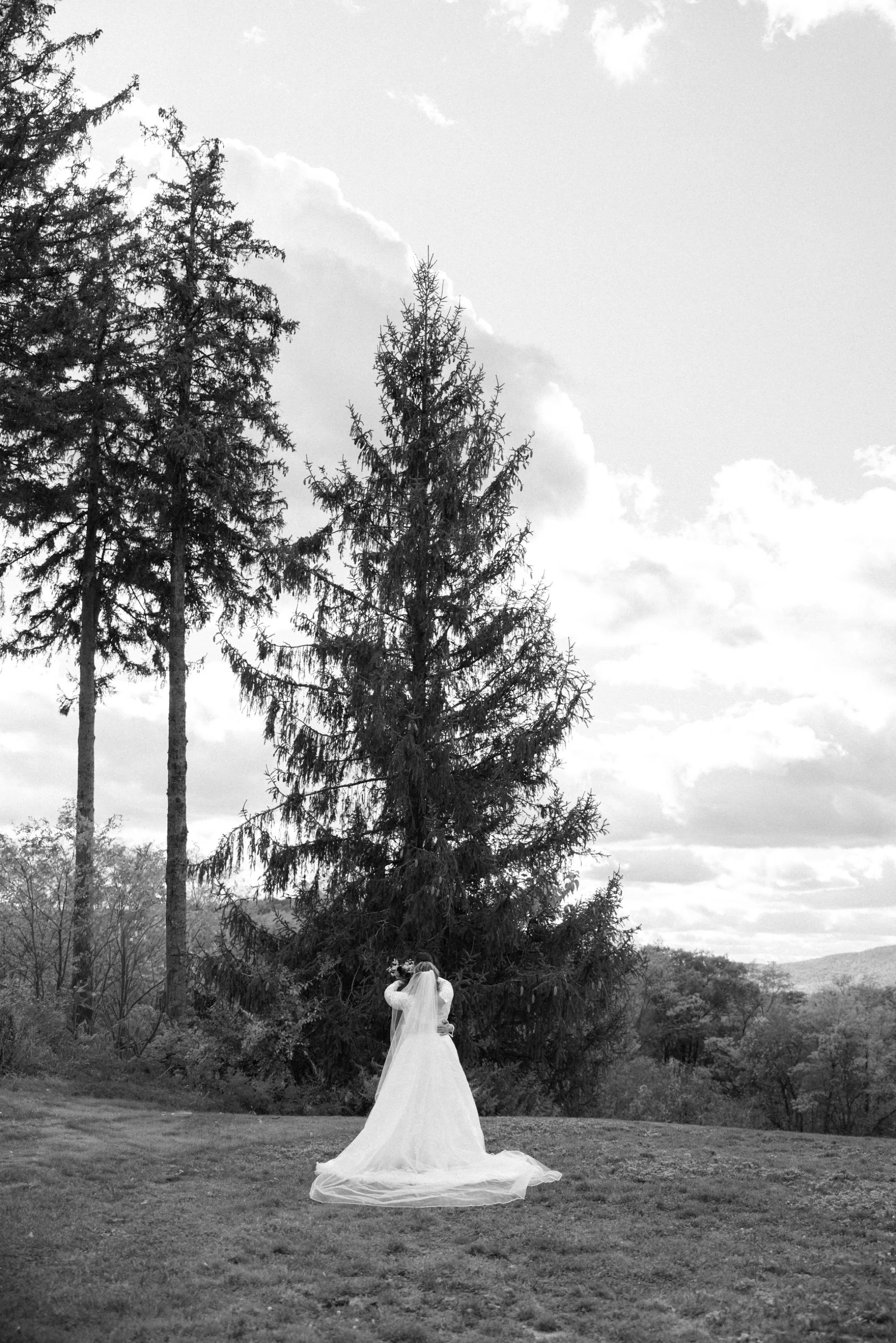  black and white october wedding photographs at the garrison 