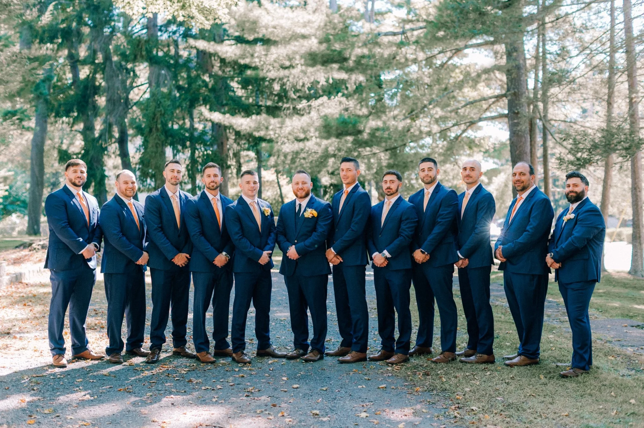  groomsmen at brotherhood winery 