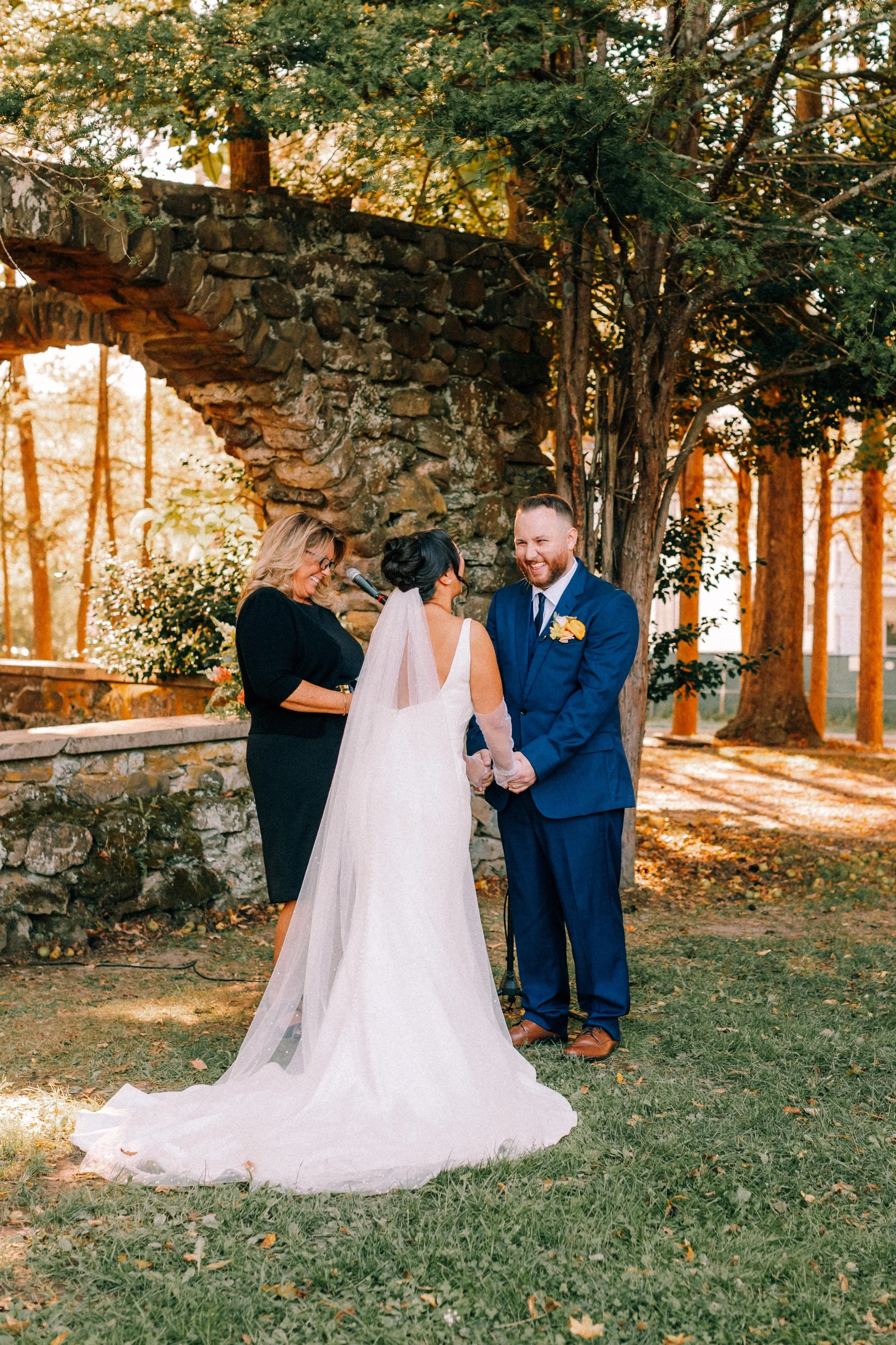  wedding ceremony at brotherhood winery 