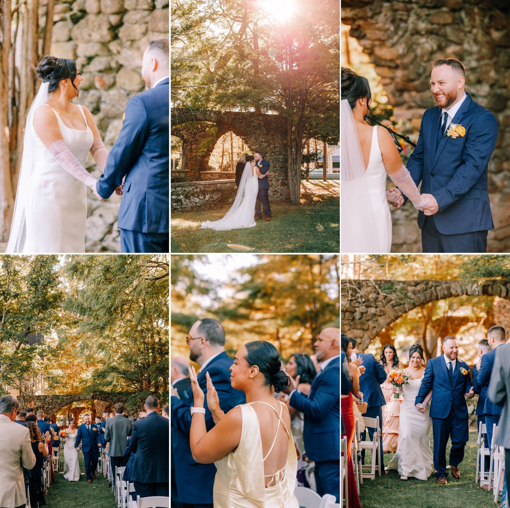  wedding ceremony photographs at brotherhood winery 