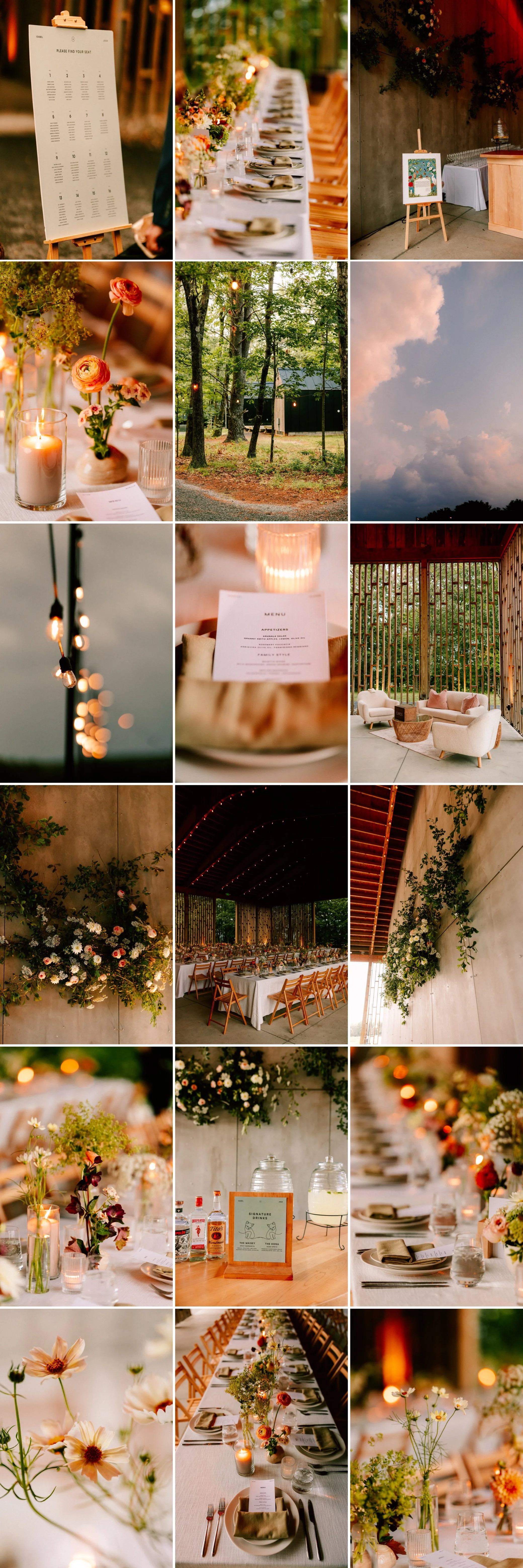 flower decor at gather greene