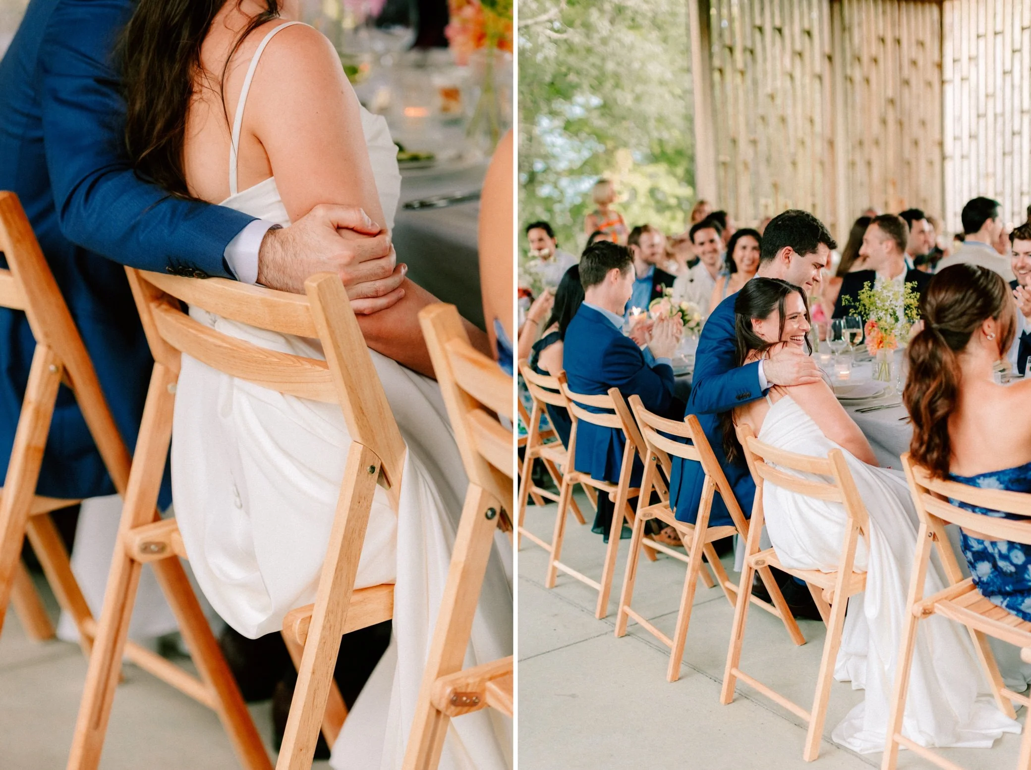 couple seated during reception