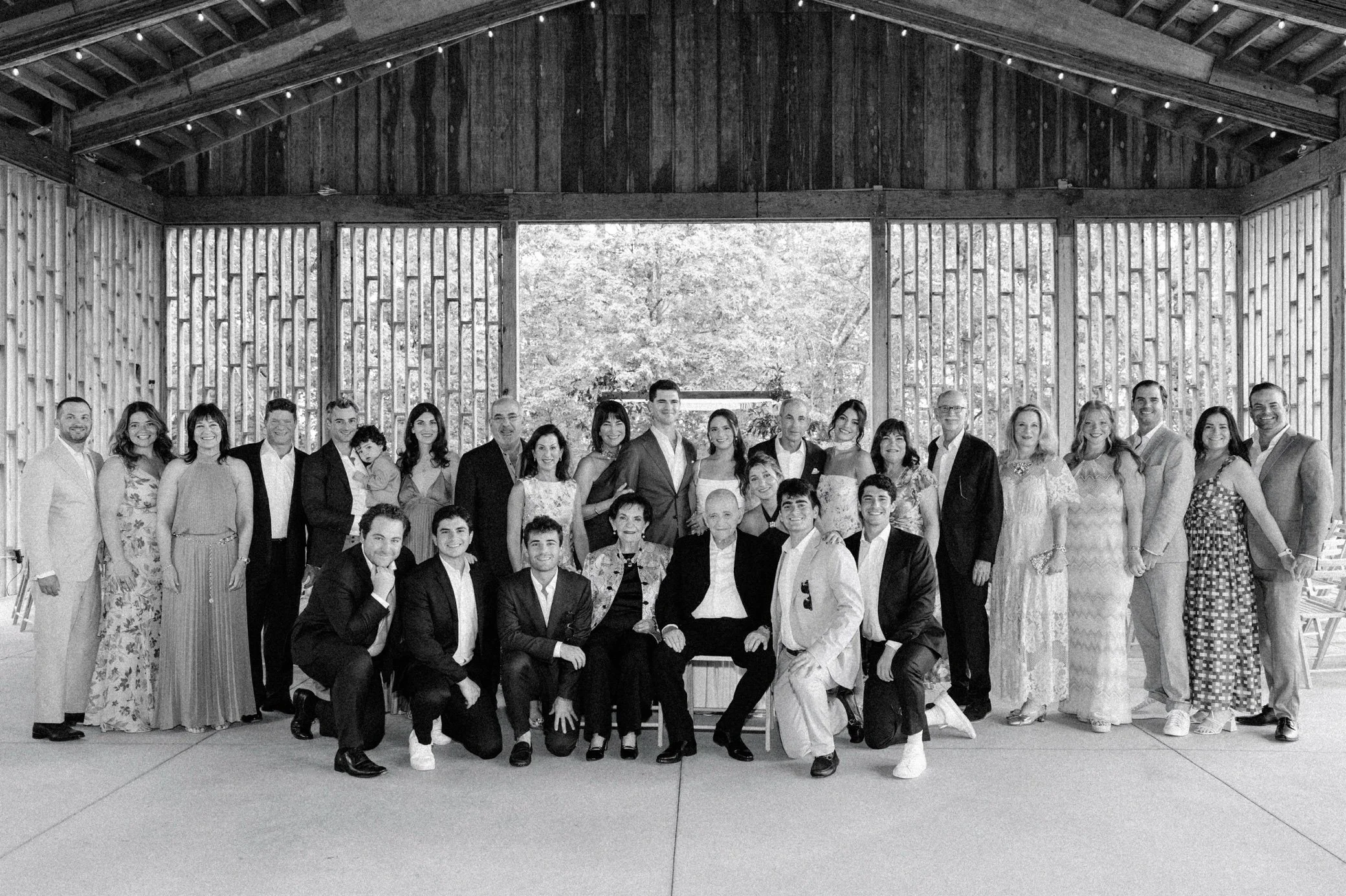  large family photograph at gather greene by hudson valley wedding photographer 