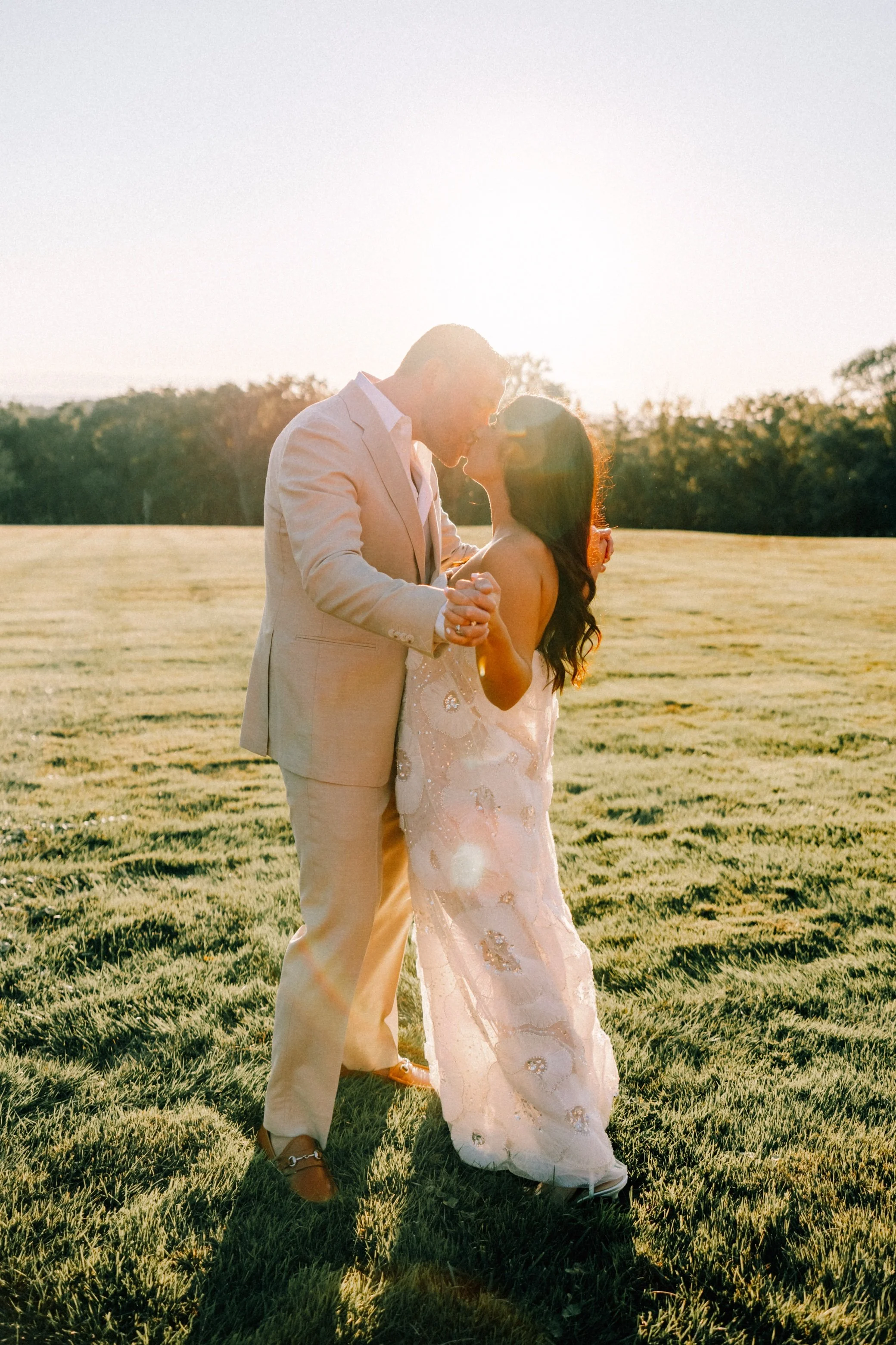  glenmere mansion wedding golden hour photography 