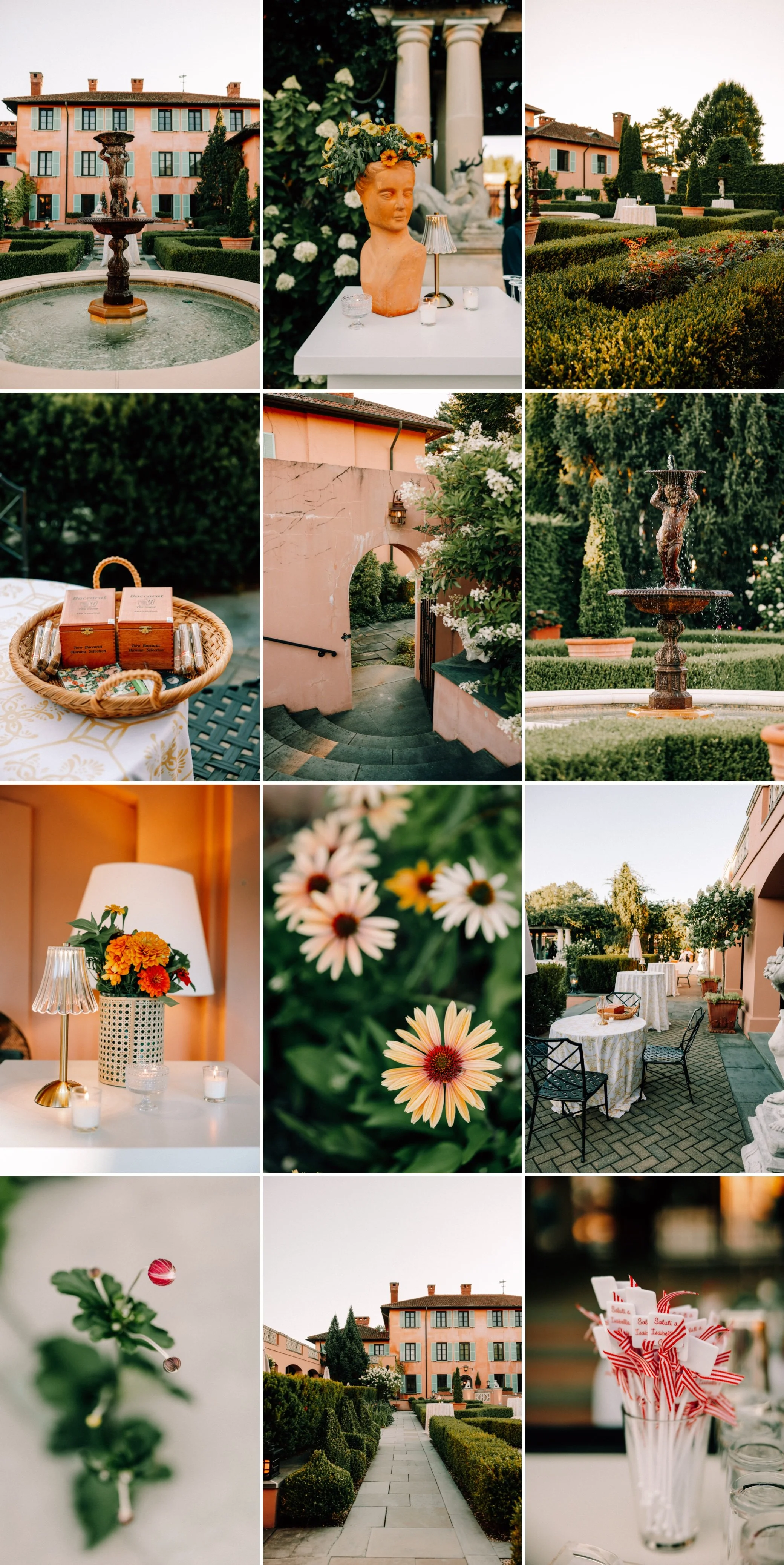  glenmere mansion wedding welcome party details 