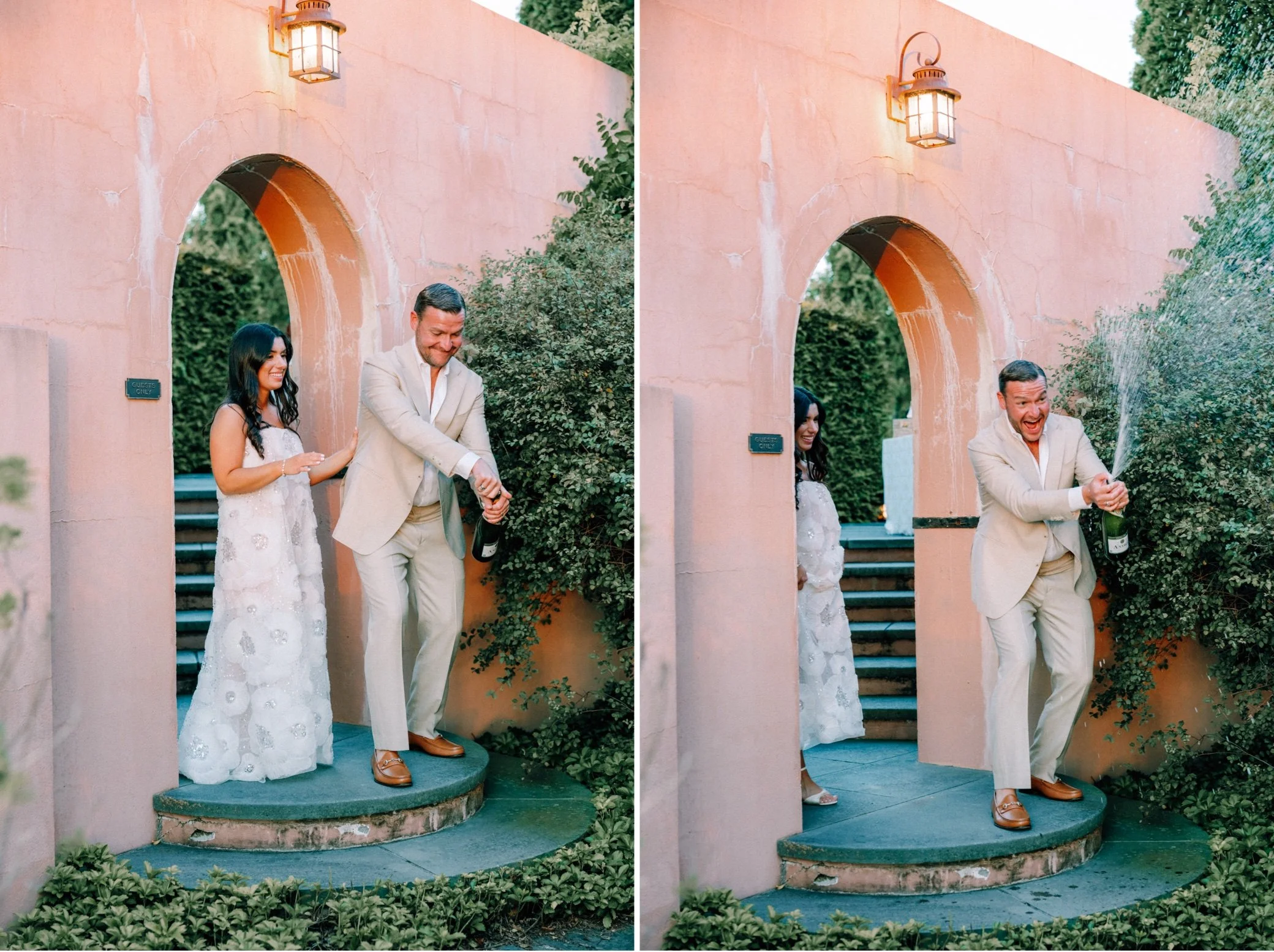  glenmere mansion wedding weekend champagne photographs 