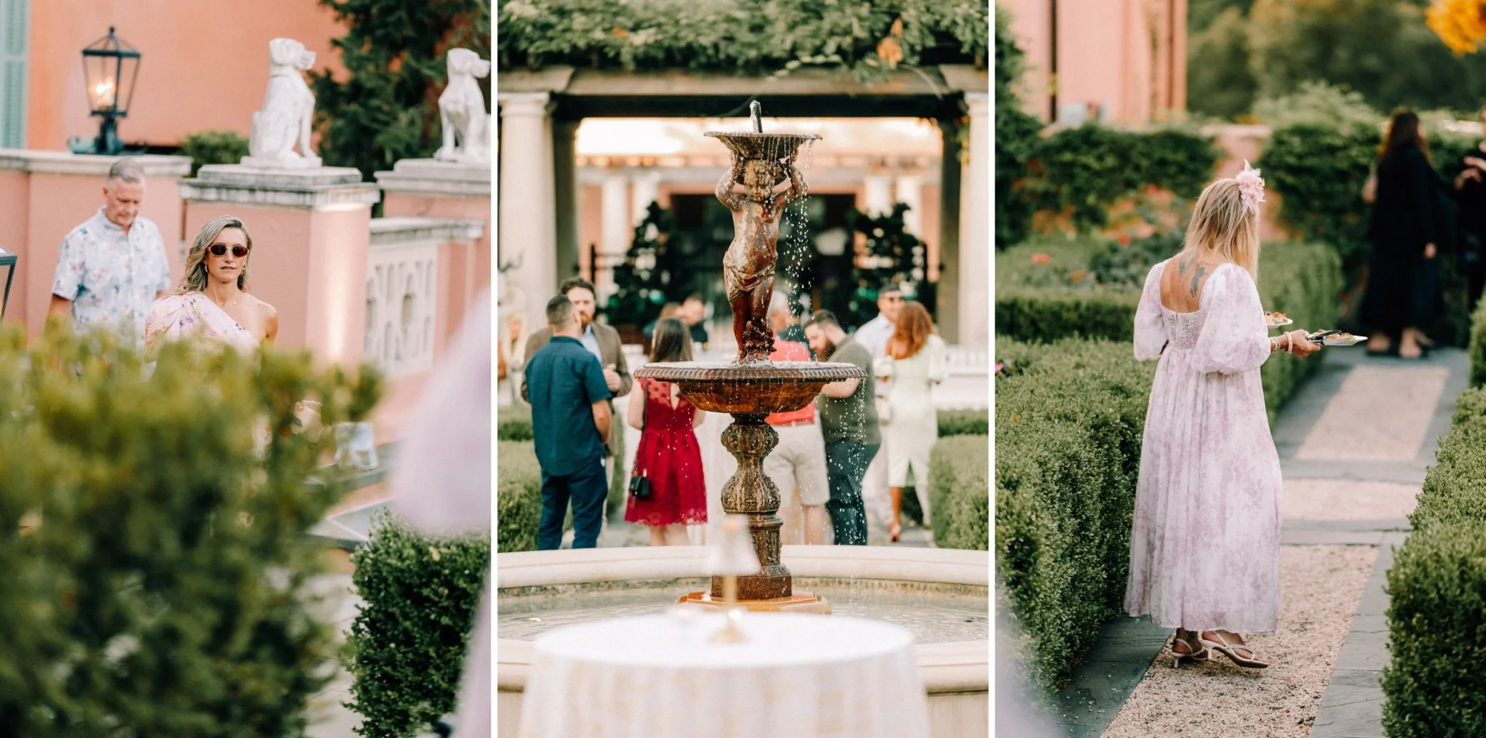  glenmere mansion wedding weekend welcome party guests 