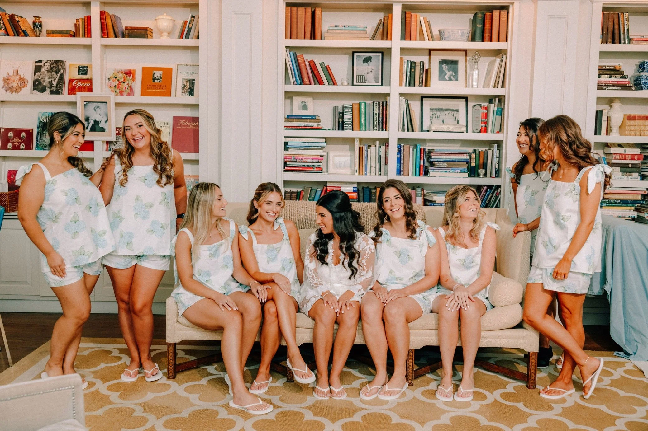  getting ready at glenmere mansion spa 