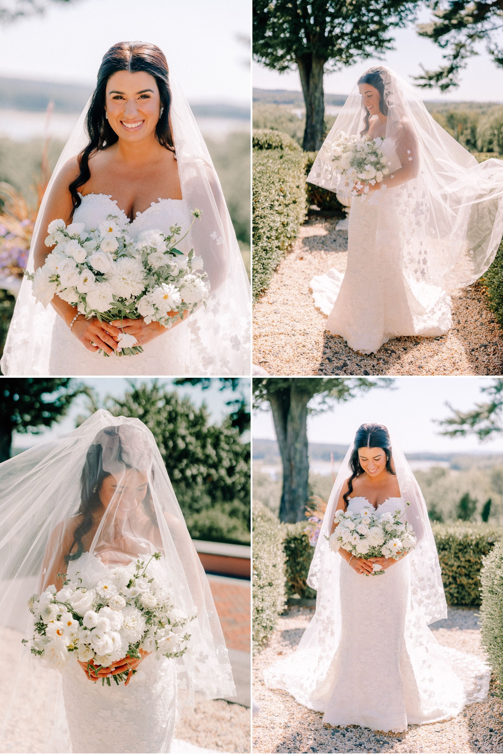  bride wedding portraits at glenmere mansion 