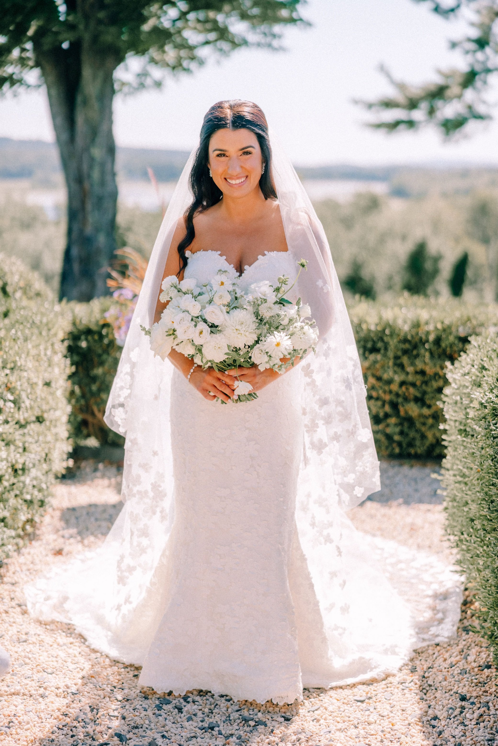  wedding photograph of bride at glenmere mansion 