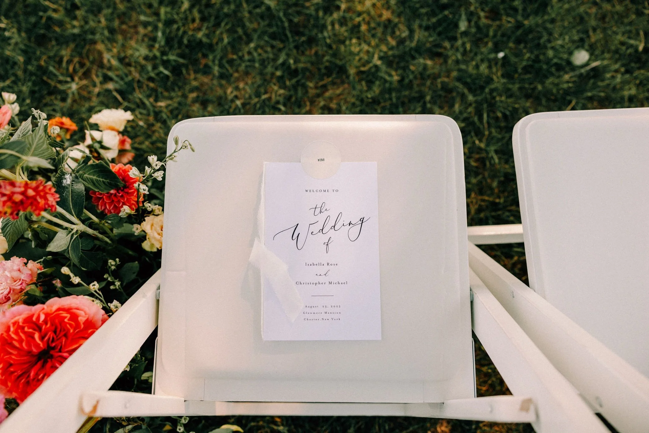  ceremony seat at glenmere mansion 