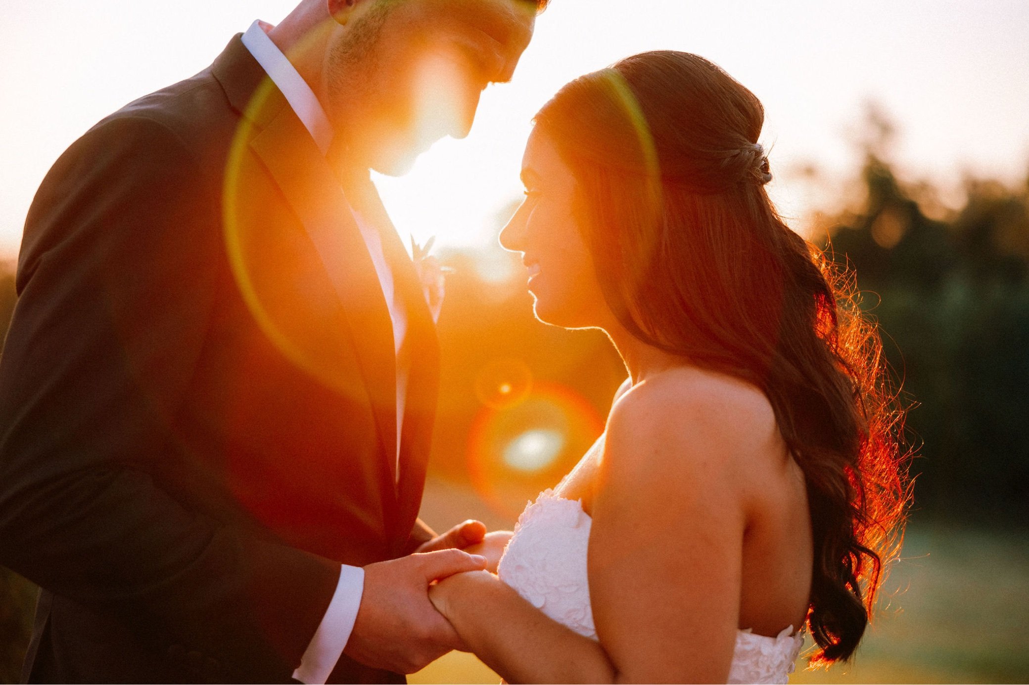  wedding golden hour at glenmere mansion 