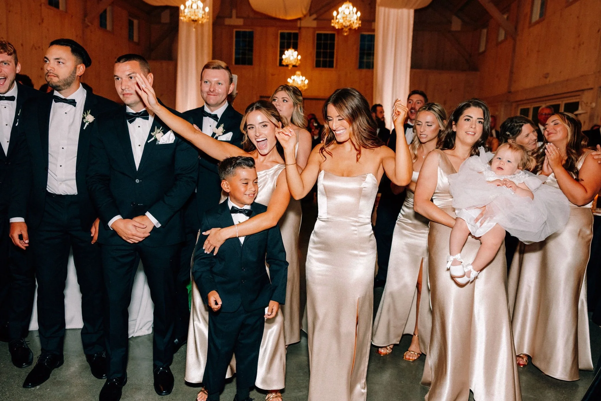  wedding party reception at glenmere mansion 