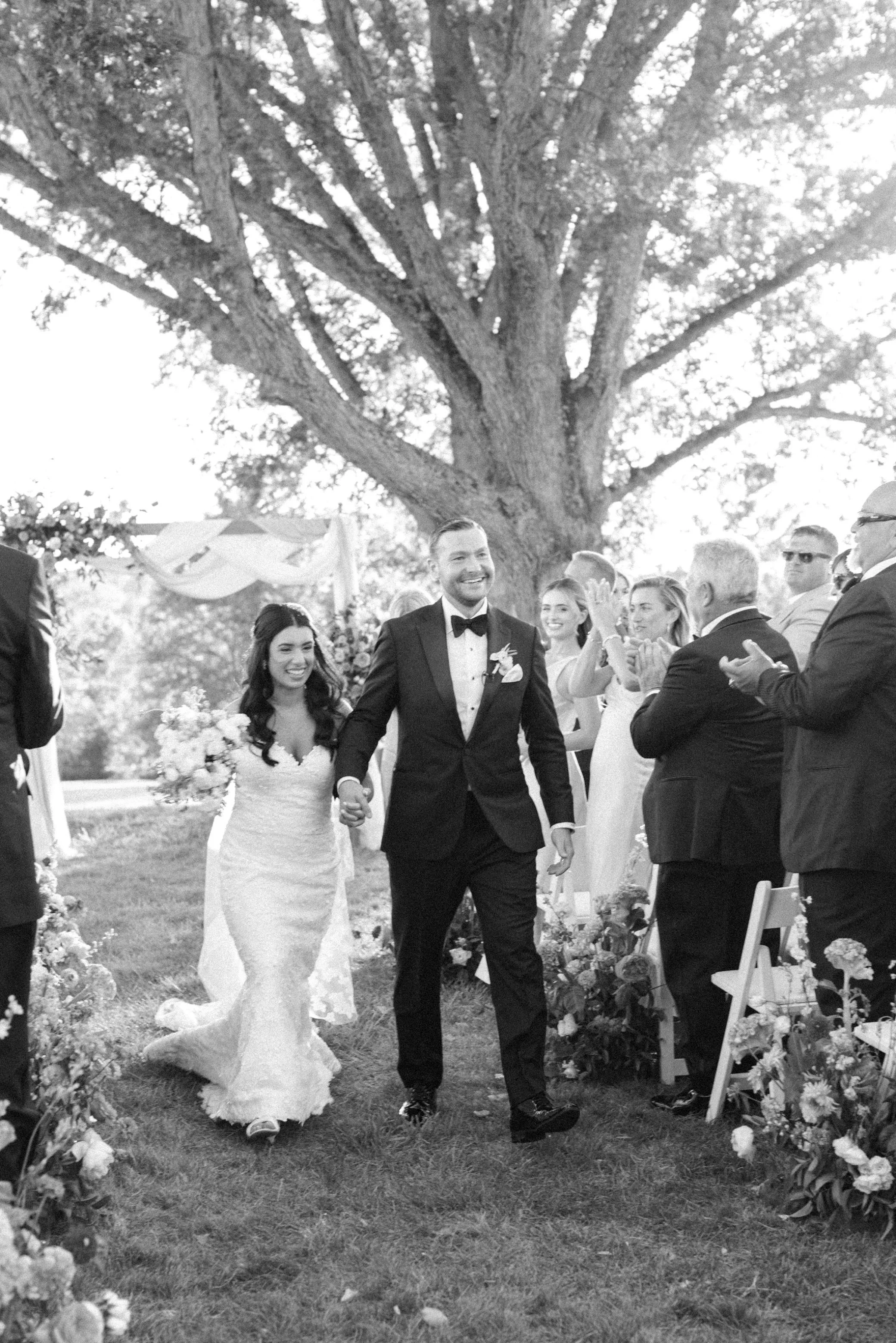  film photographer wedding ceremony at glenmere mansion 