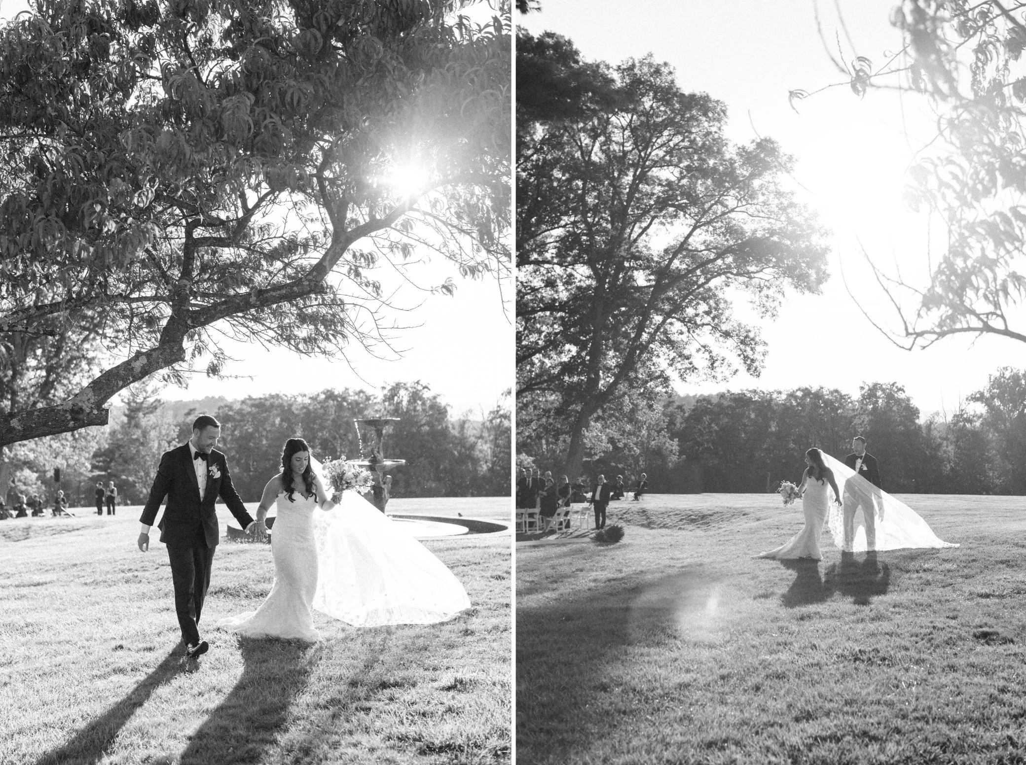  fine art film photographer wedding ceremony at glenmere mansion 