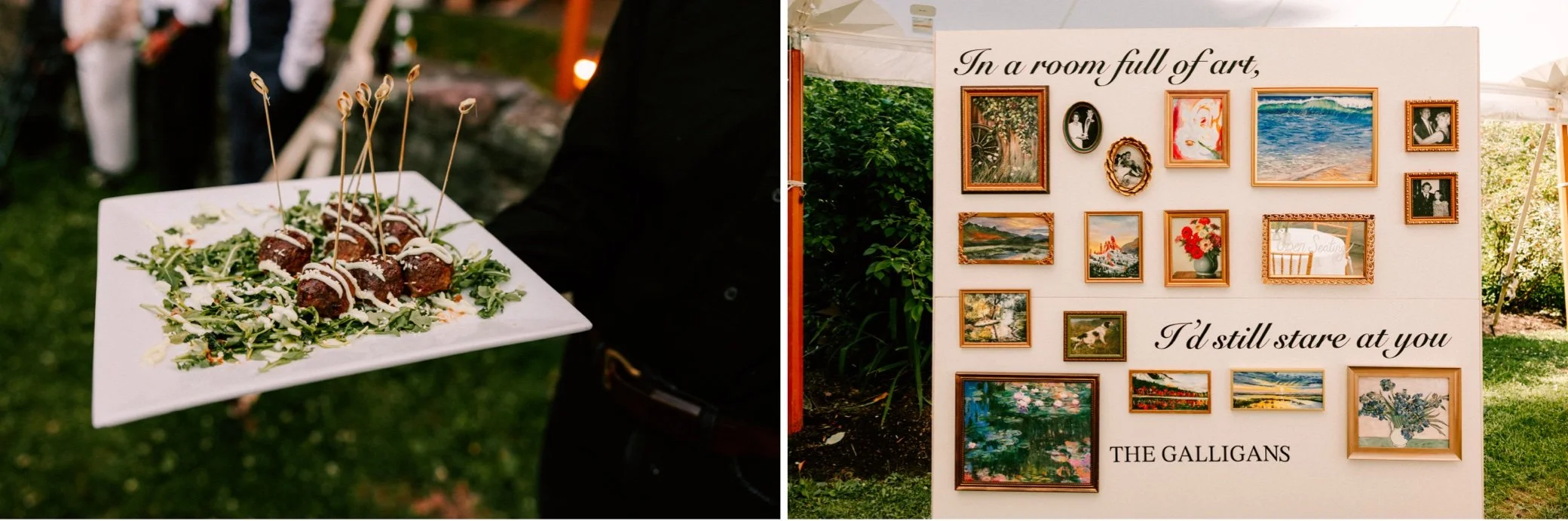  cocktail hour food at buttermilk falls 