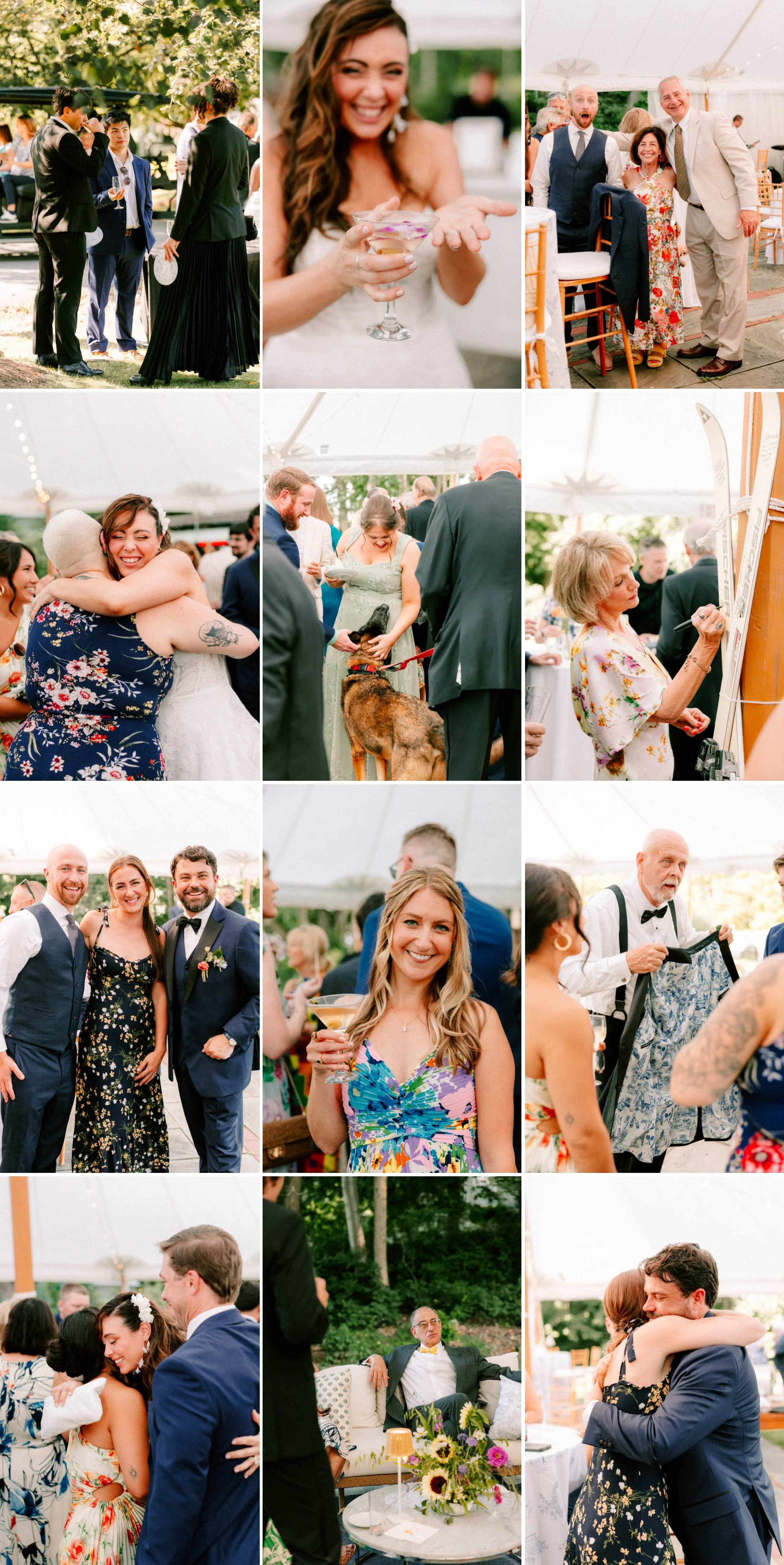  cocktail hour candid photographs at buttermilk falls inn and spa 