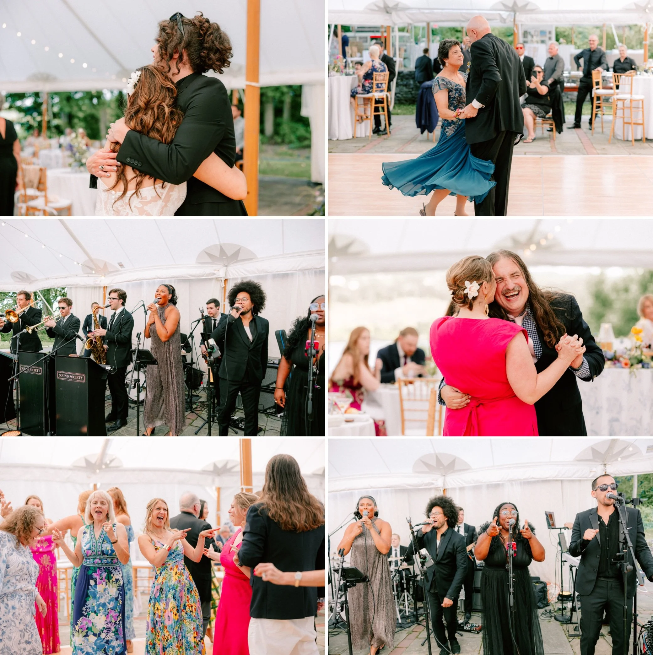  buttermilk falls tented wedding reception 