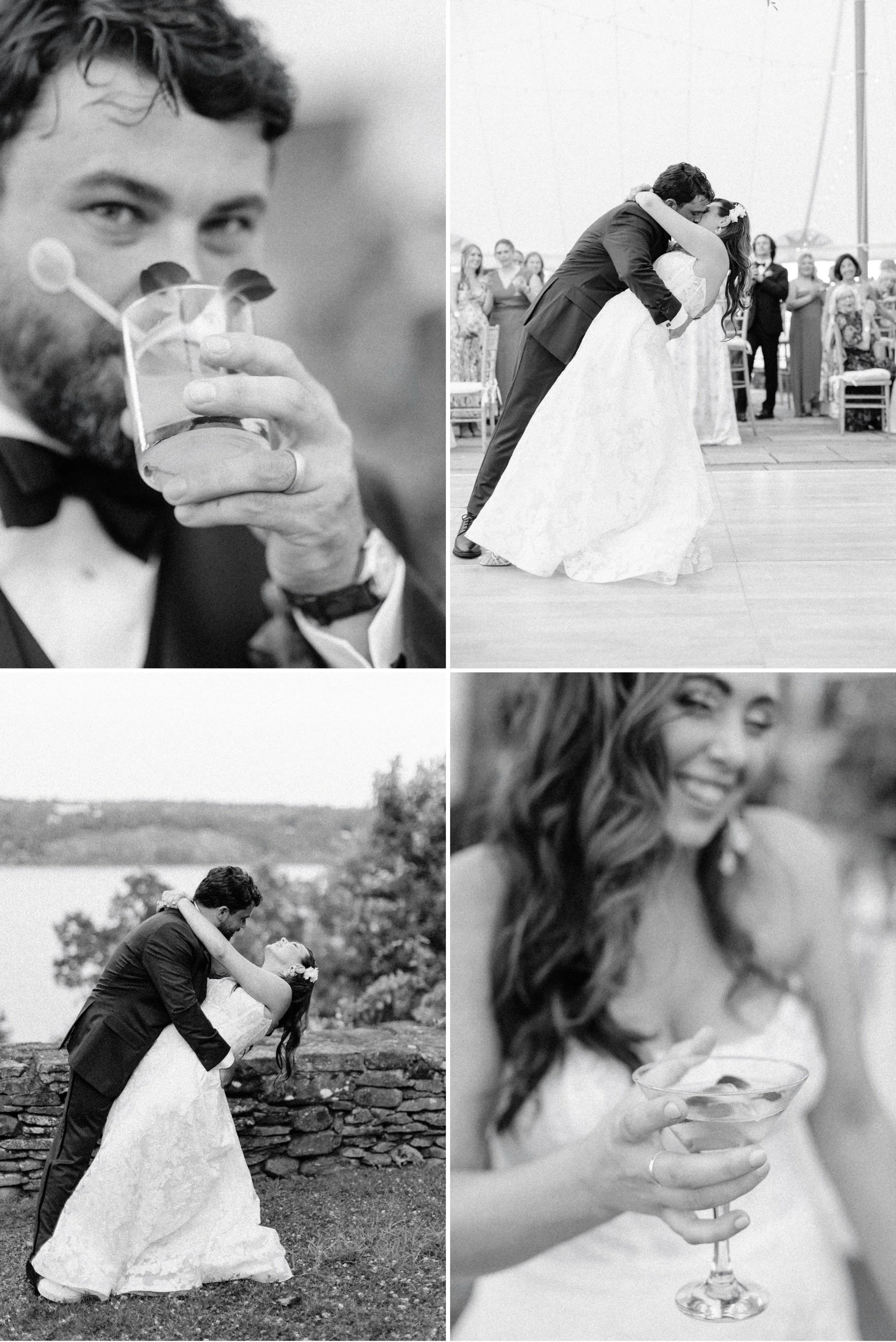  hudson valley wedding photographs film reception at buttermilk falls 