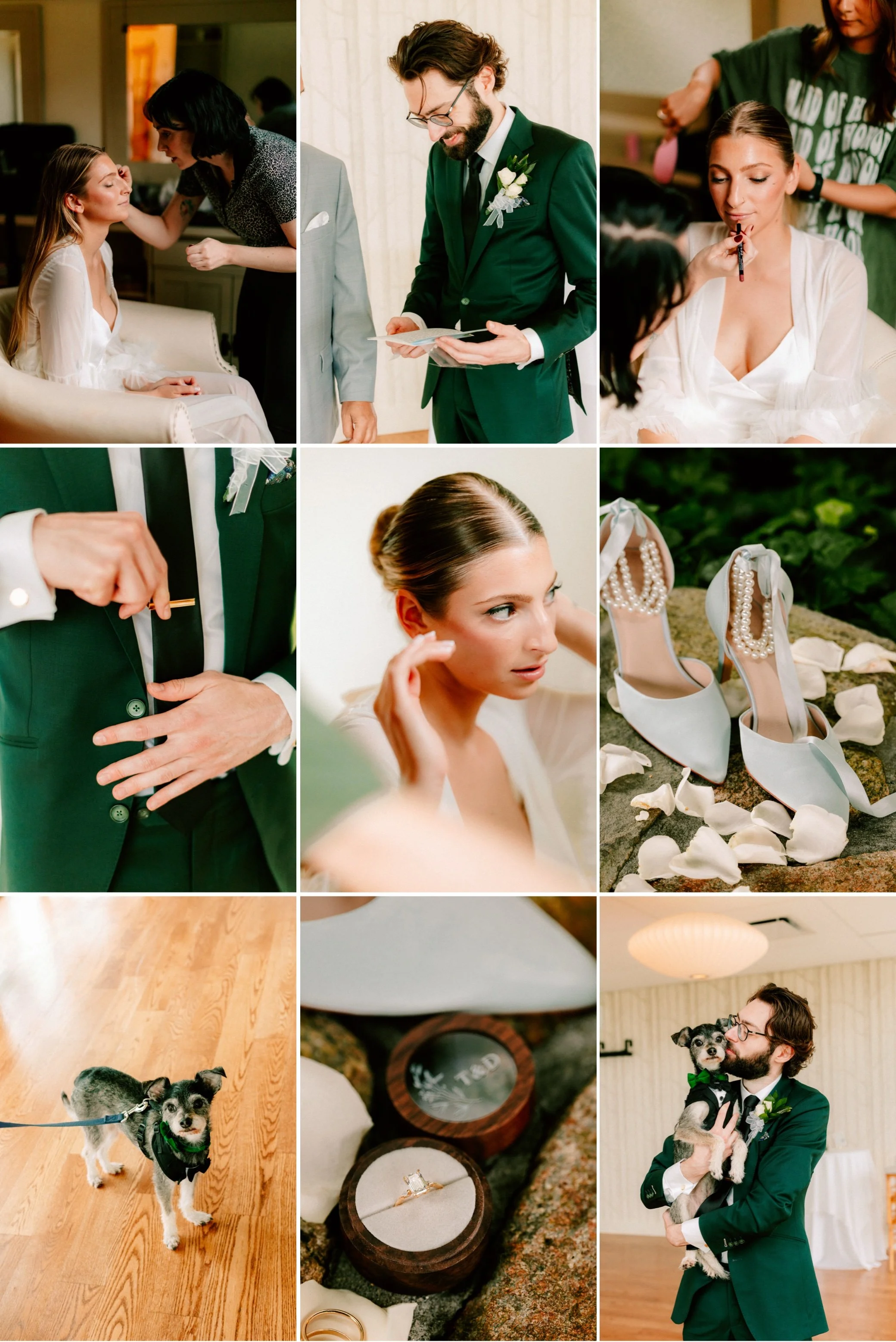  getting ready wedding photographs at the garrison 