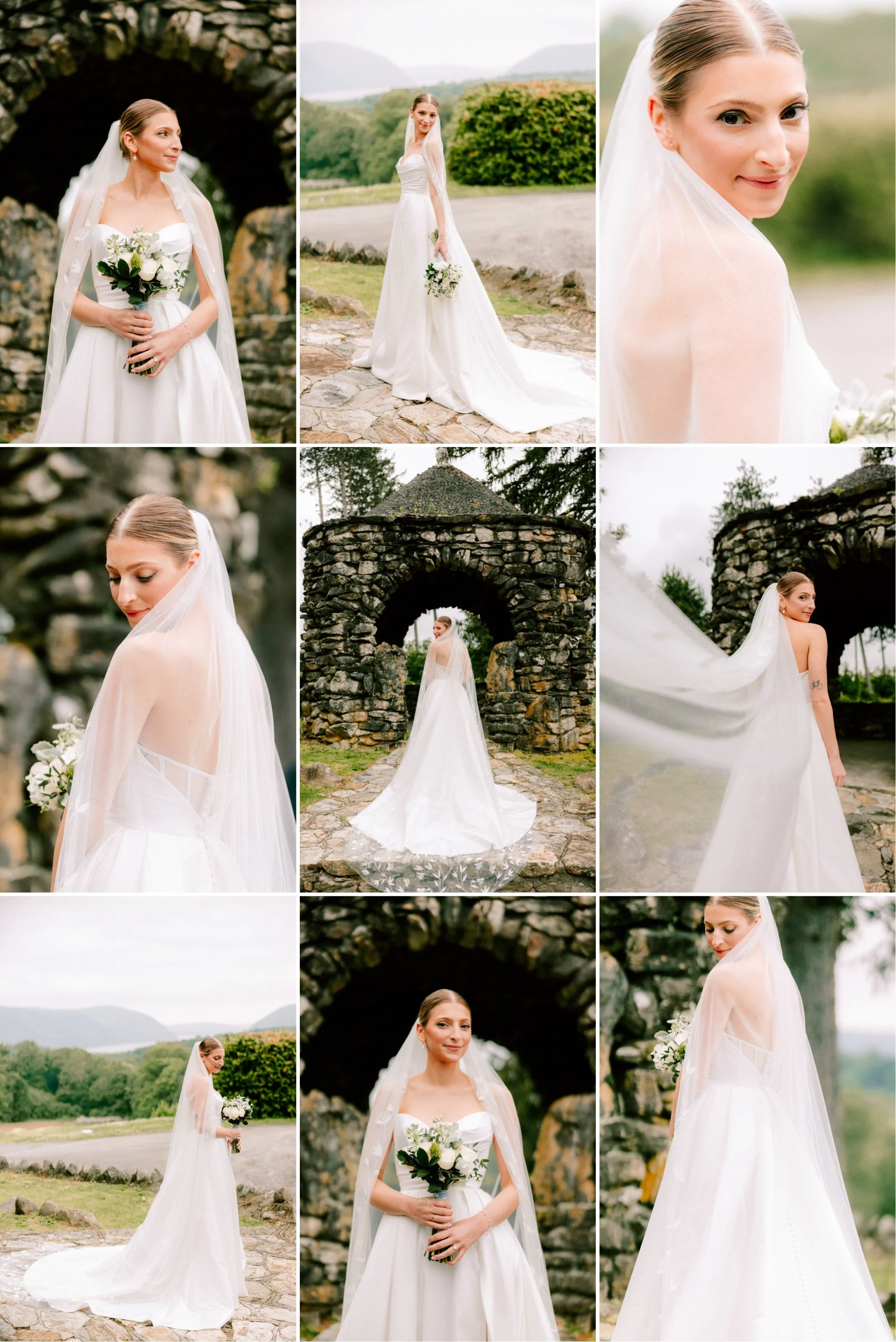  wedding photographs of bride at the garrison by caitlinn mahar-daniels 