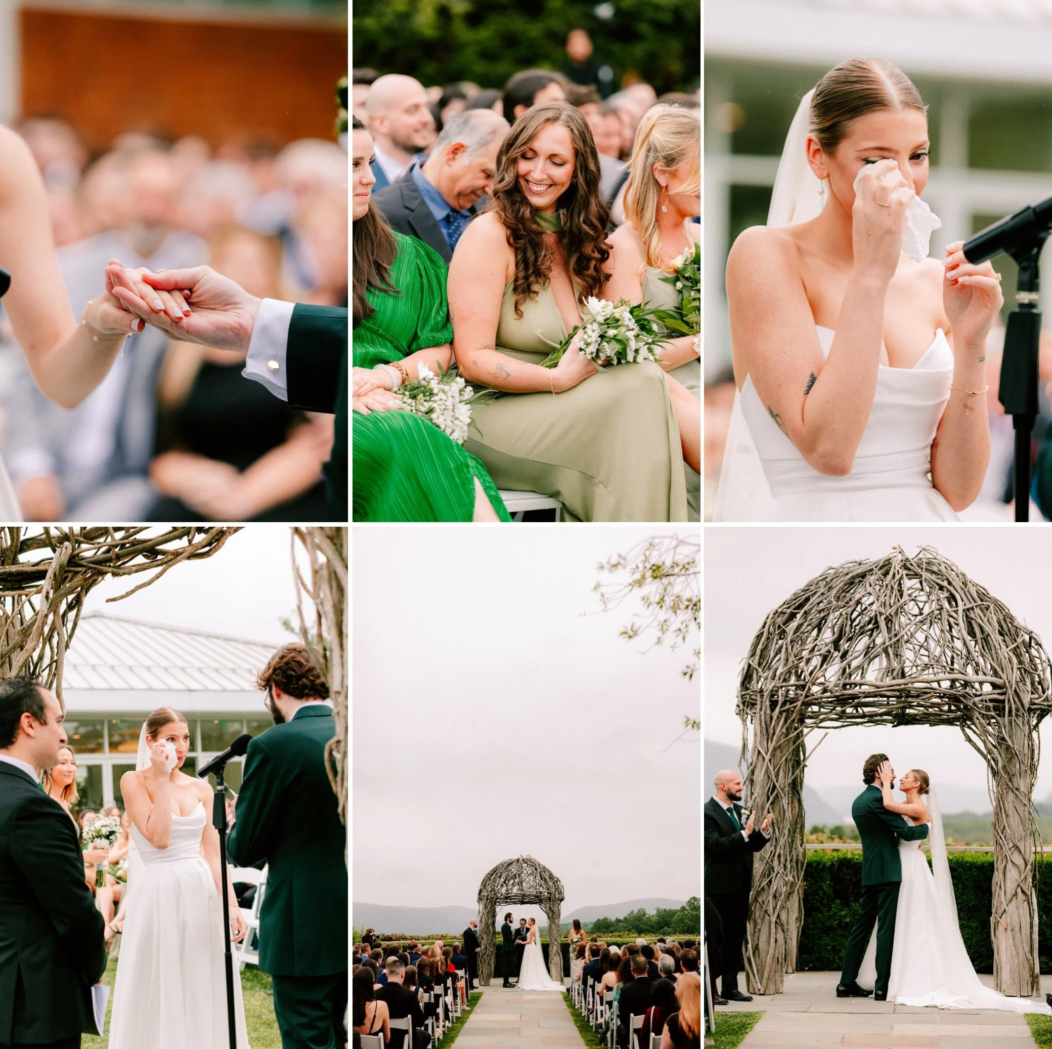  emotional moments during wedding ceremony at the garrison 