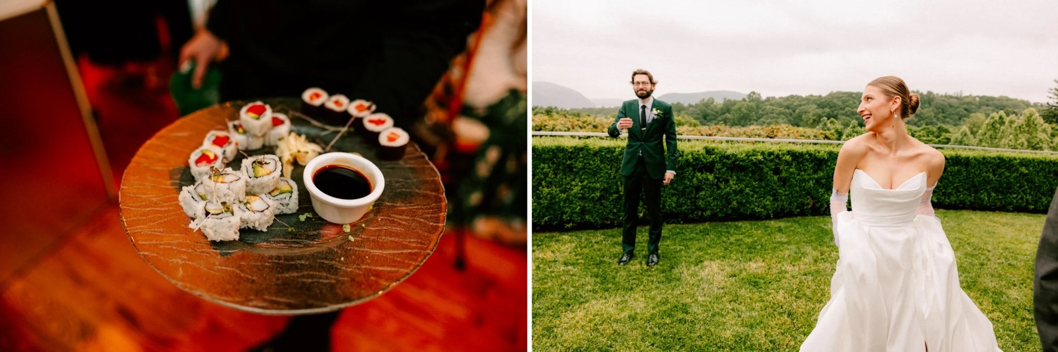  candid cocktail hour at the garrison 